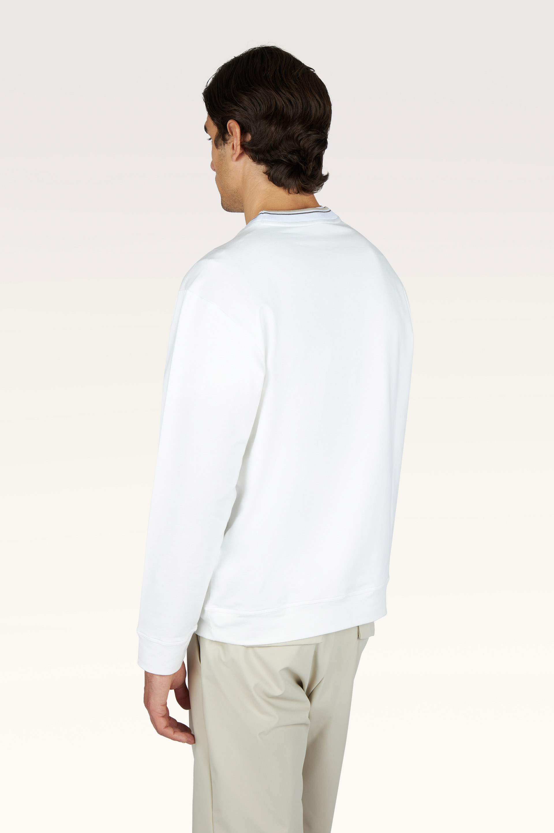 X‑Soft sweatshirt in cotton with heraldic embroidery image number 2