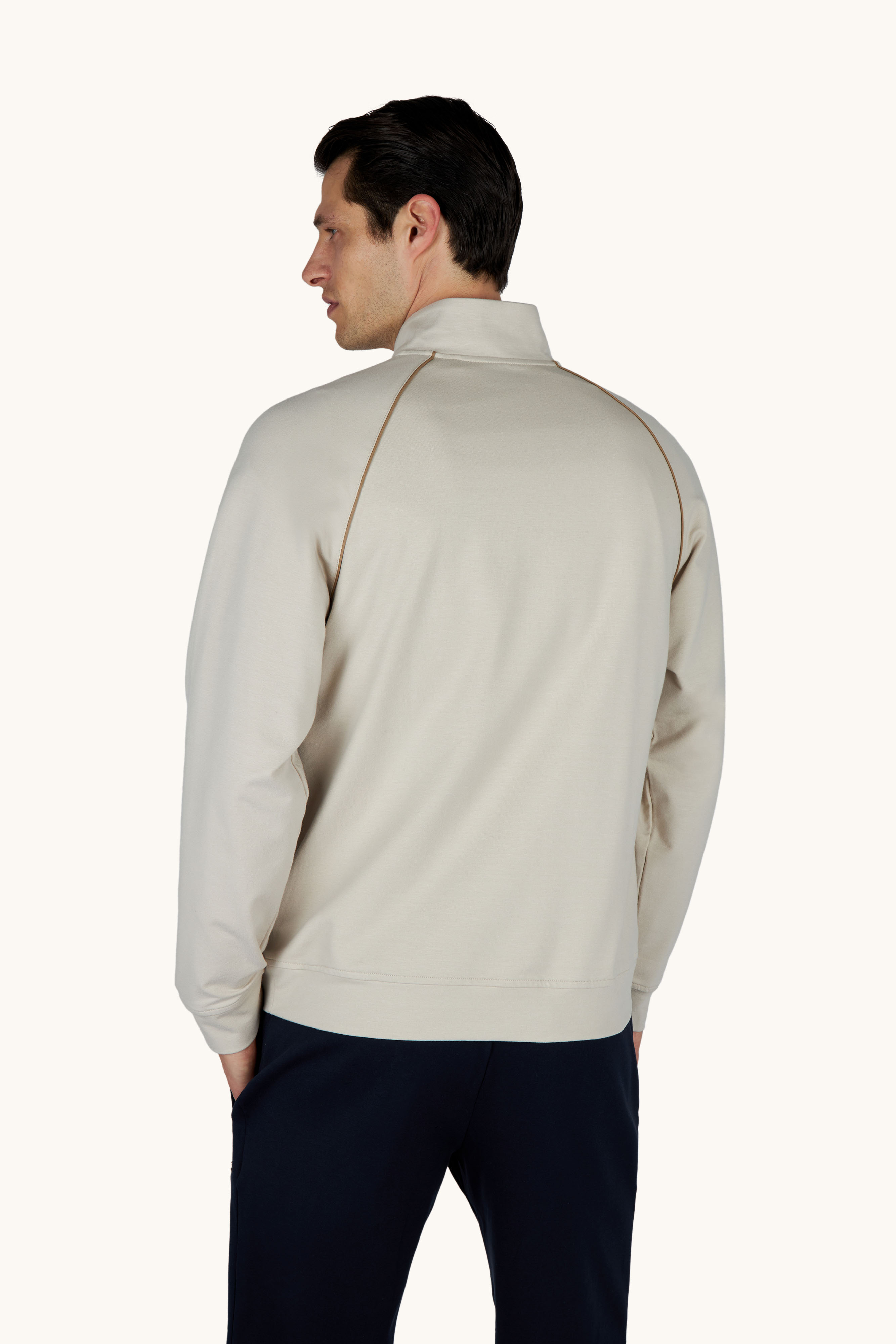 X‑Soft zip‑up sweatshirt in cotton image number 3