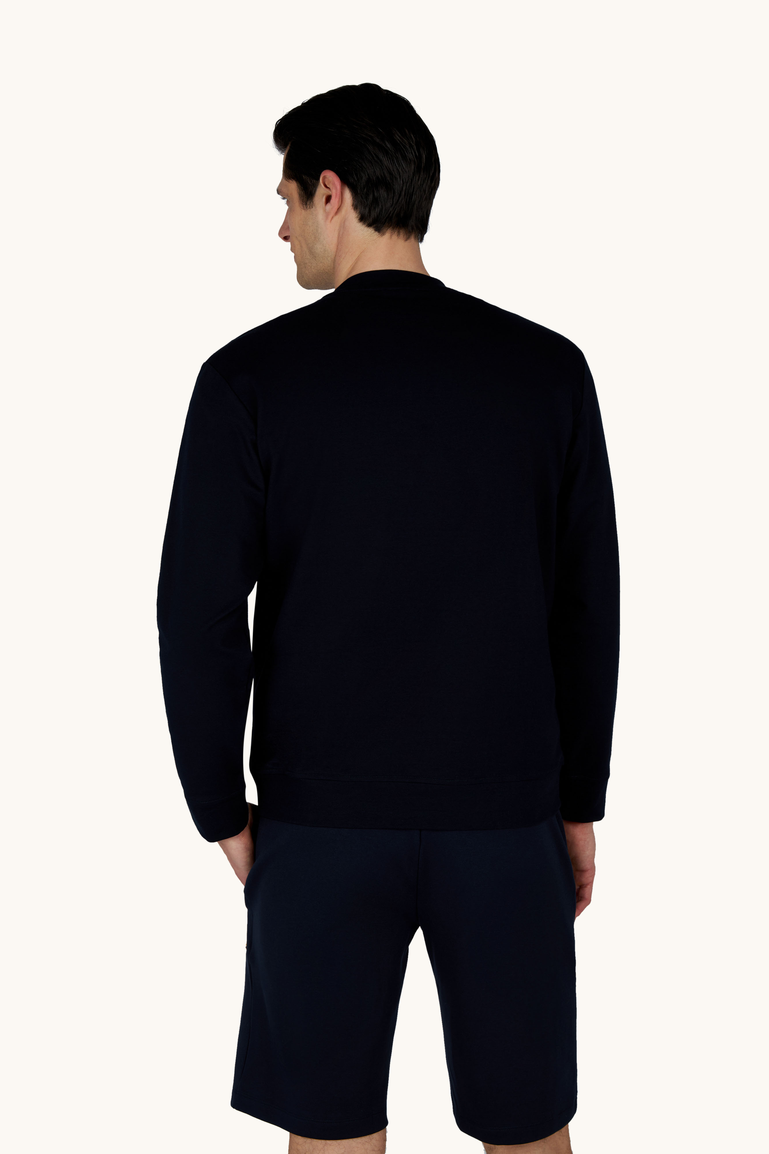 Sweat‑shirt en coton Active Fleece avec imprim&eacute; requin image number 3