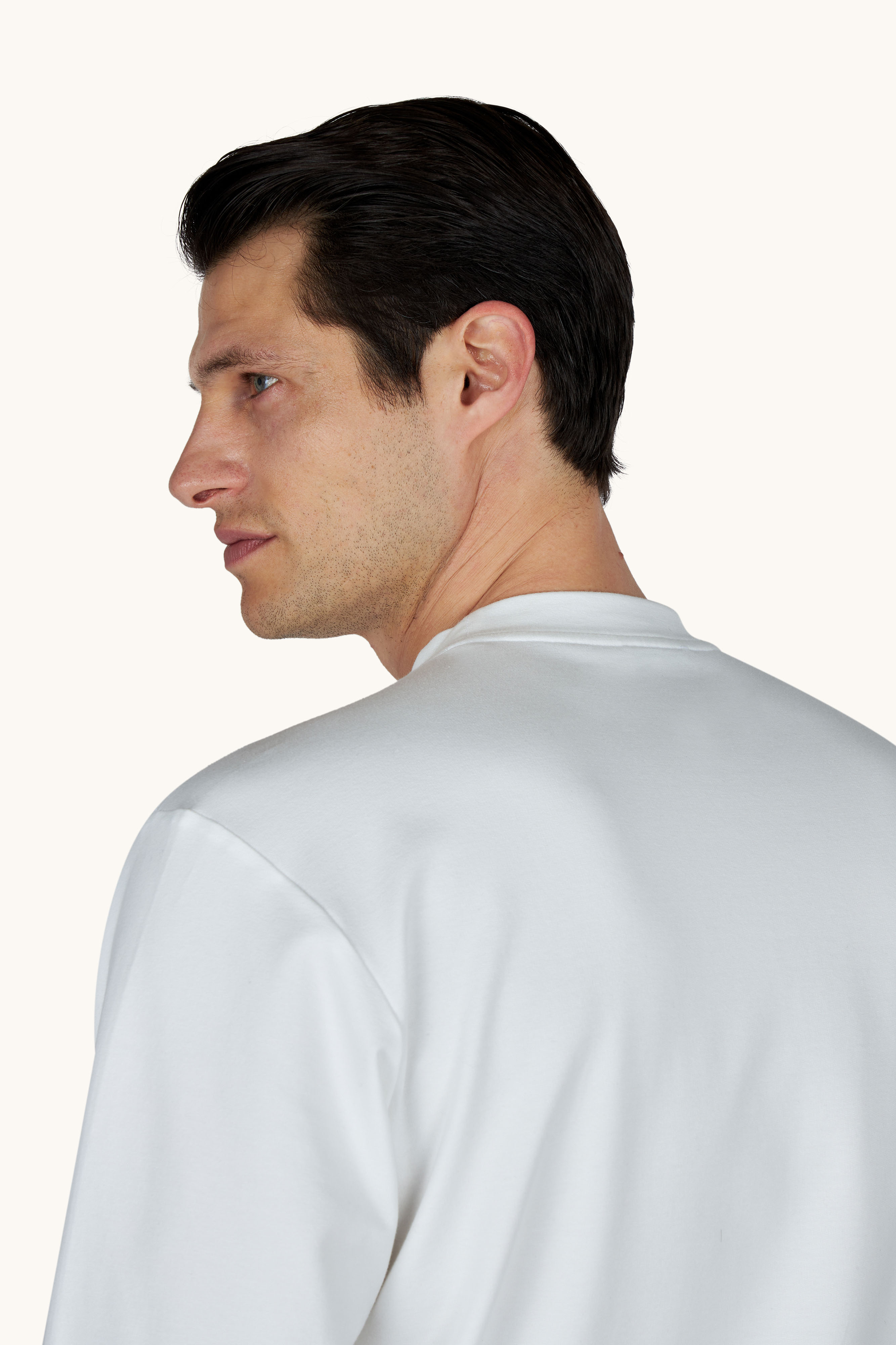 Sweatshirt in Active Fleece cotton with shark print image number 4