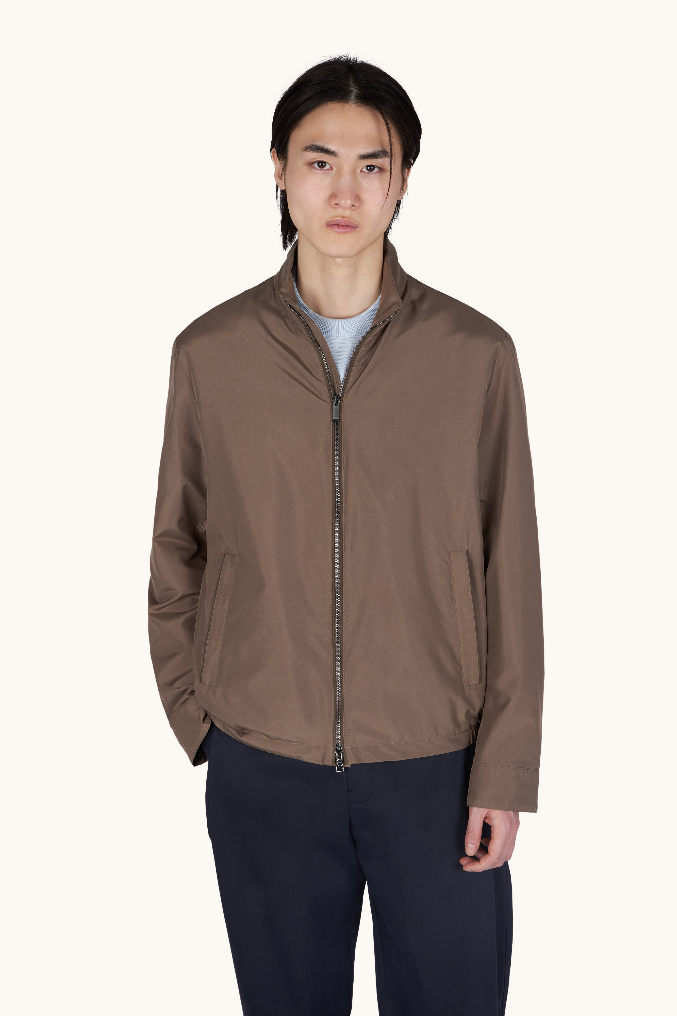Blouson Typhoon&reg; Silk con dettagli in suede Aqualeather image number 0