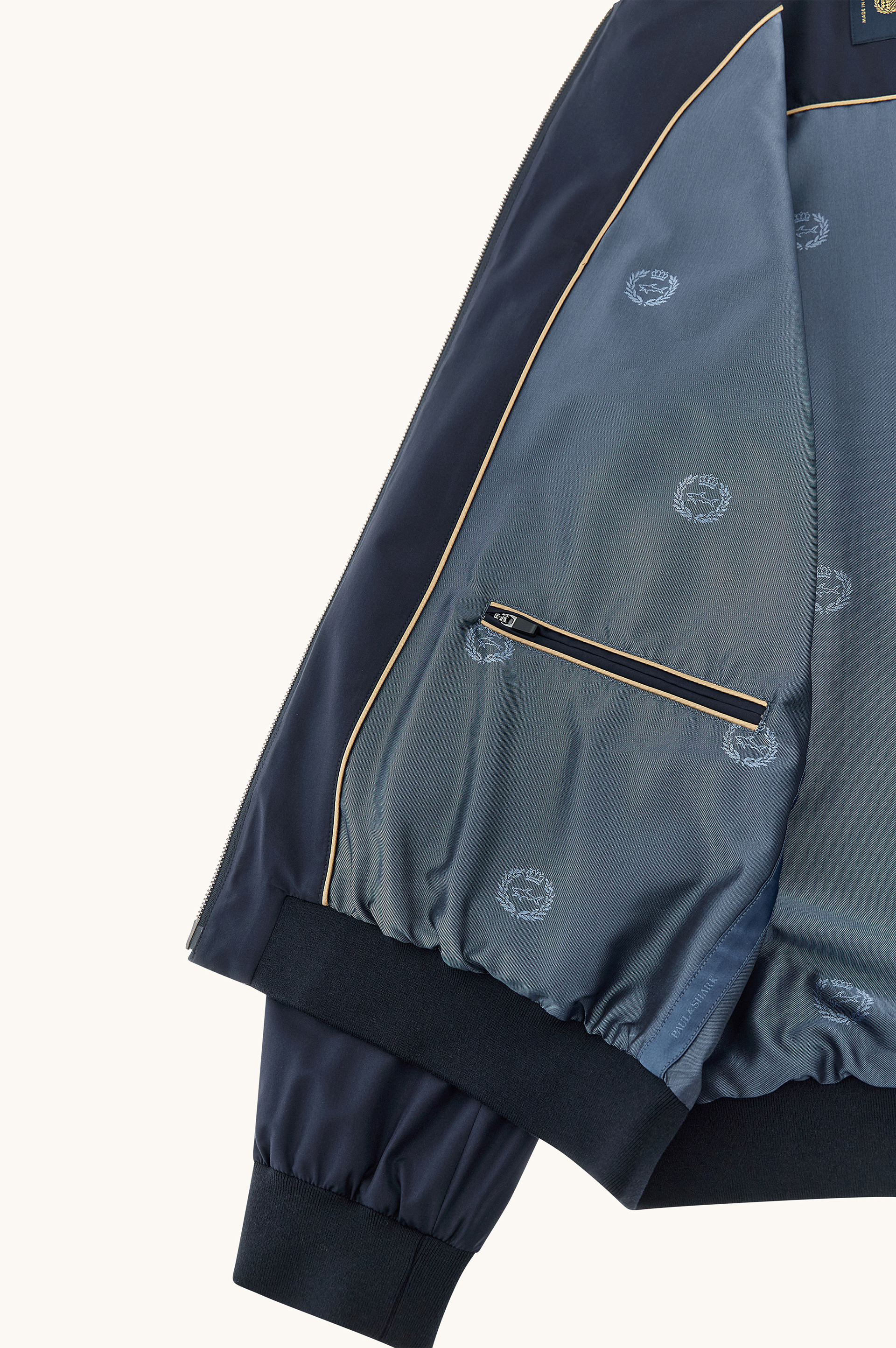 Hybrid bomber in wool and silk image number 8