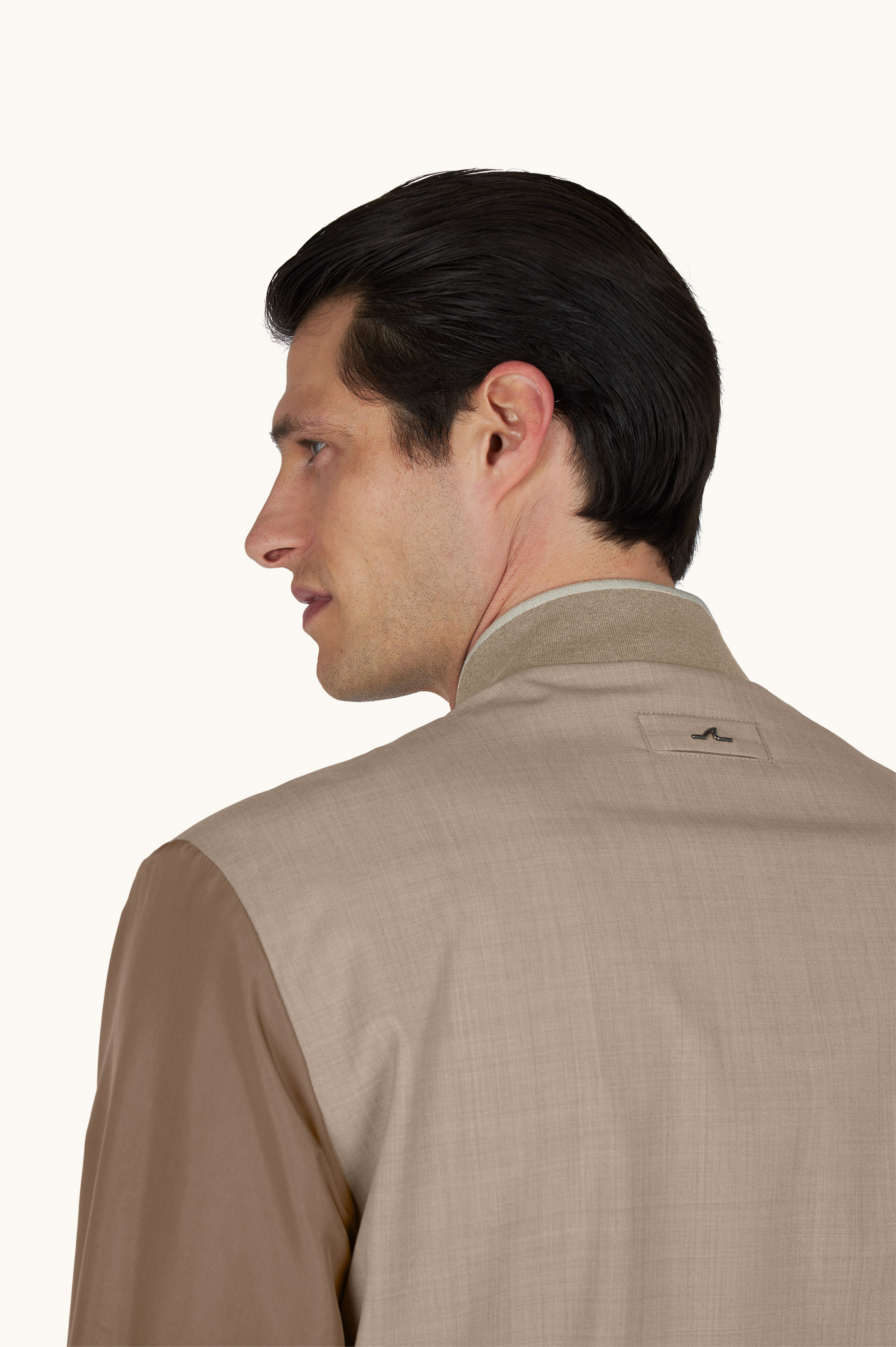 Hybrid bomber in wool and silk image number 5