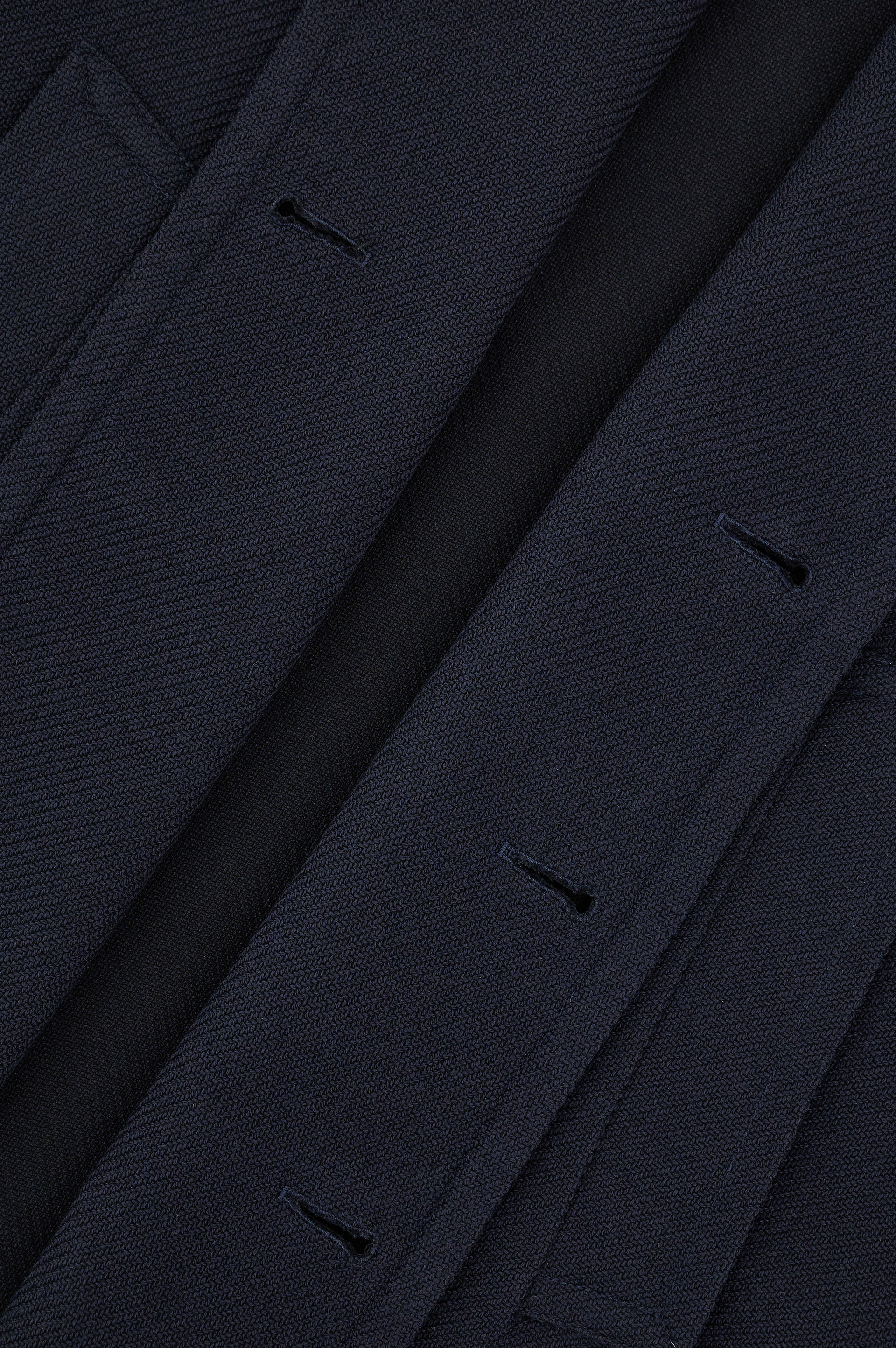 THE PEACOAT in textured wool and cotton image number 6