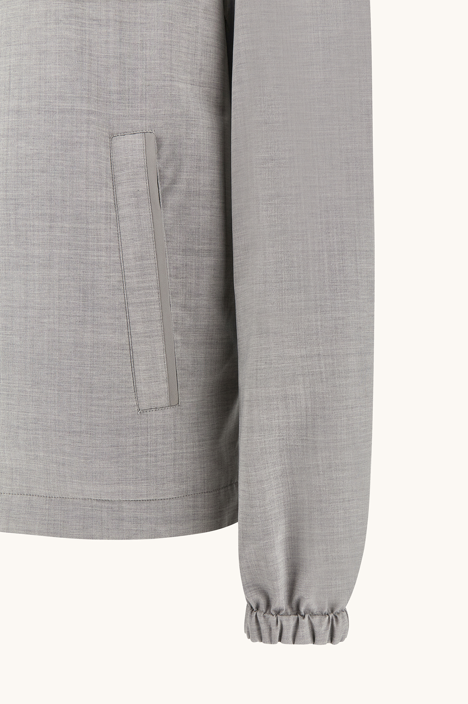 Wende‑Windbreaker aus Wolle und Seide image number 8