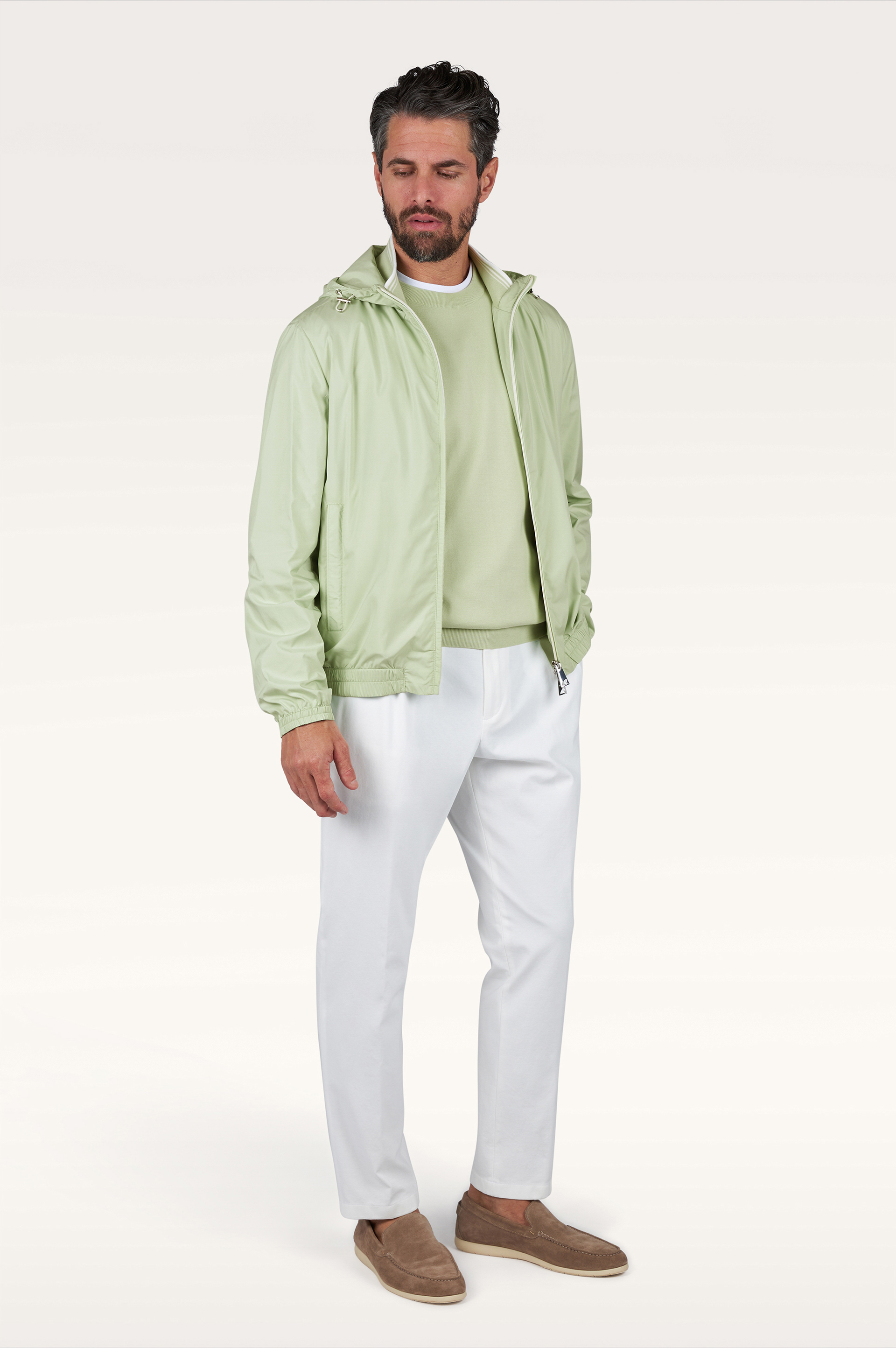 Windbreaker in microfiber image number 1