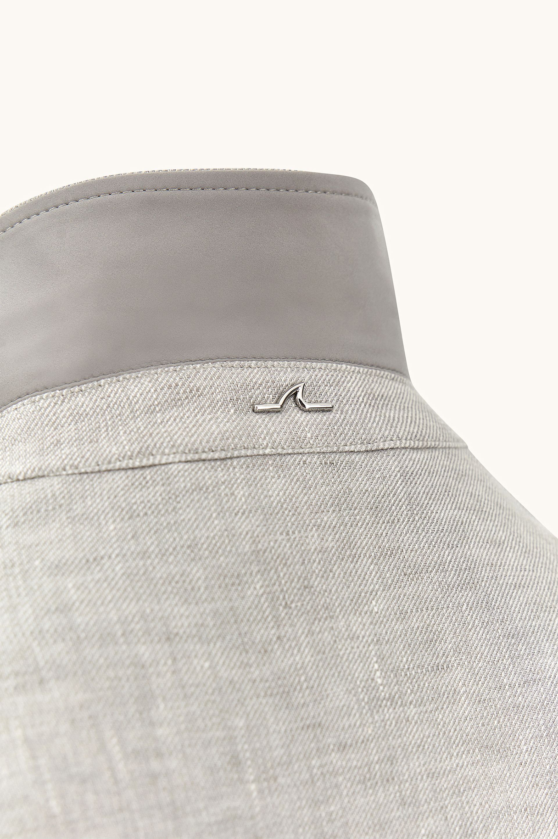 Chore overshirt in linen image number 9