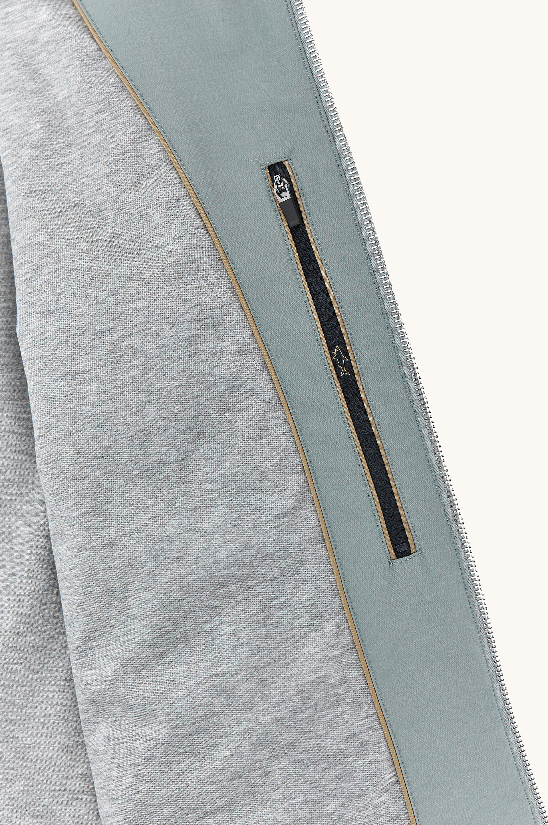 Windbreaker in nylon, wool and silk image number 2