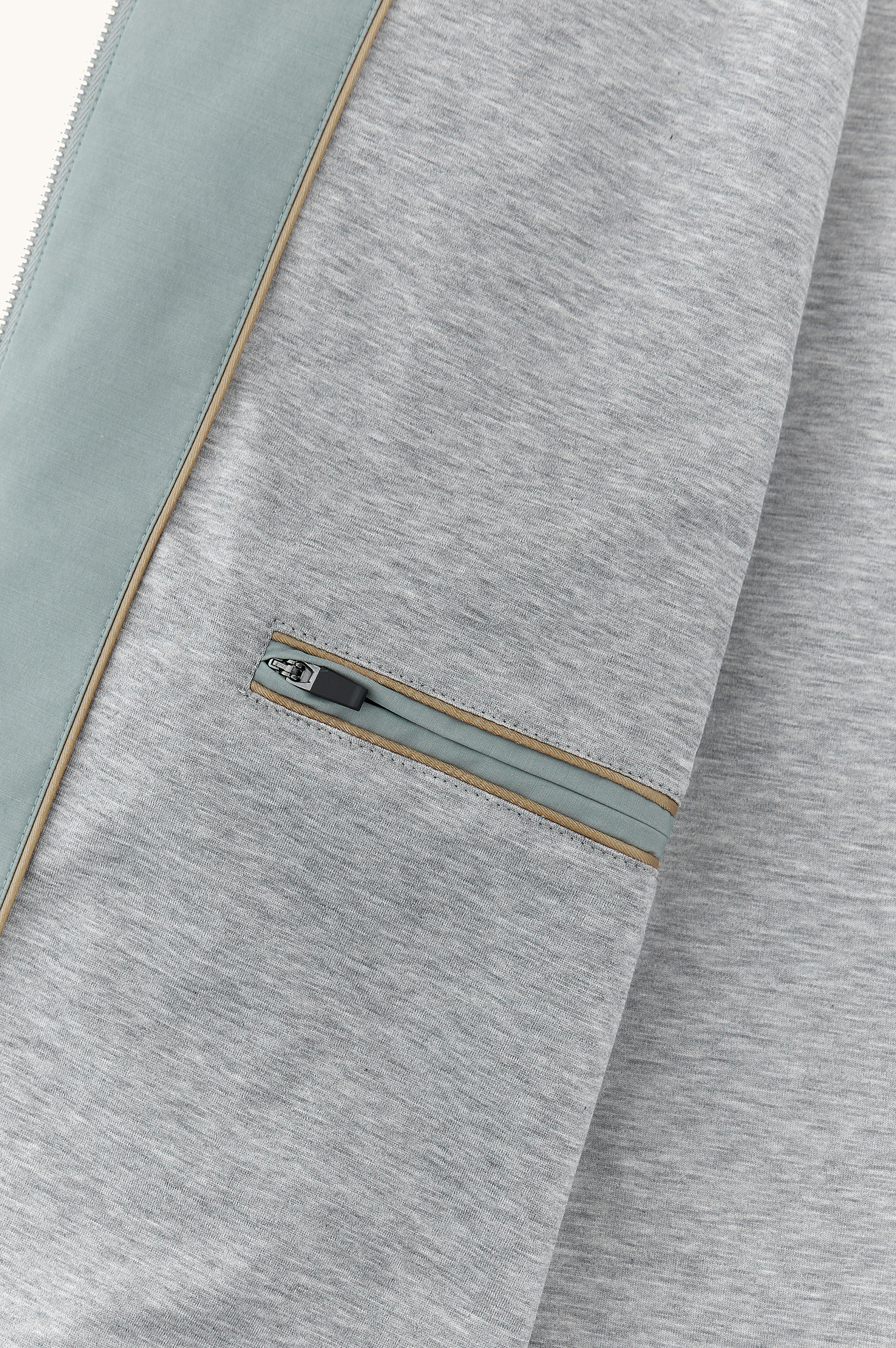 Windbreaker in nylon, wool and silk image number 3