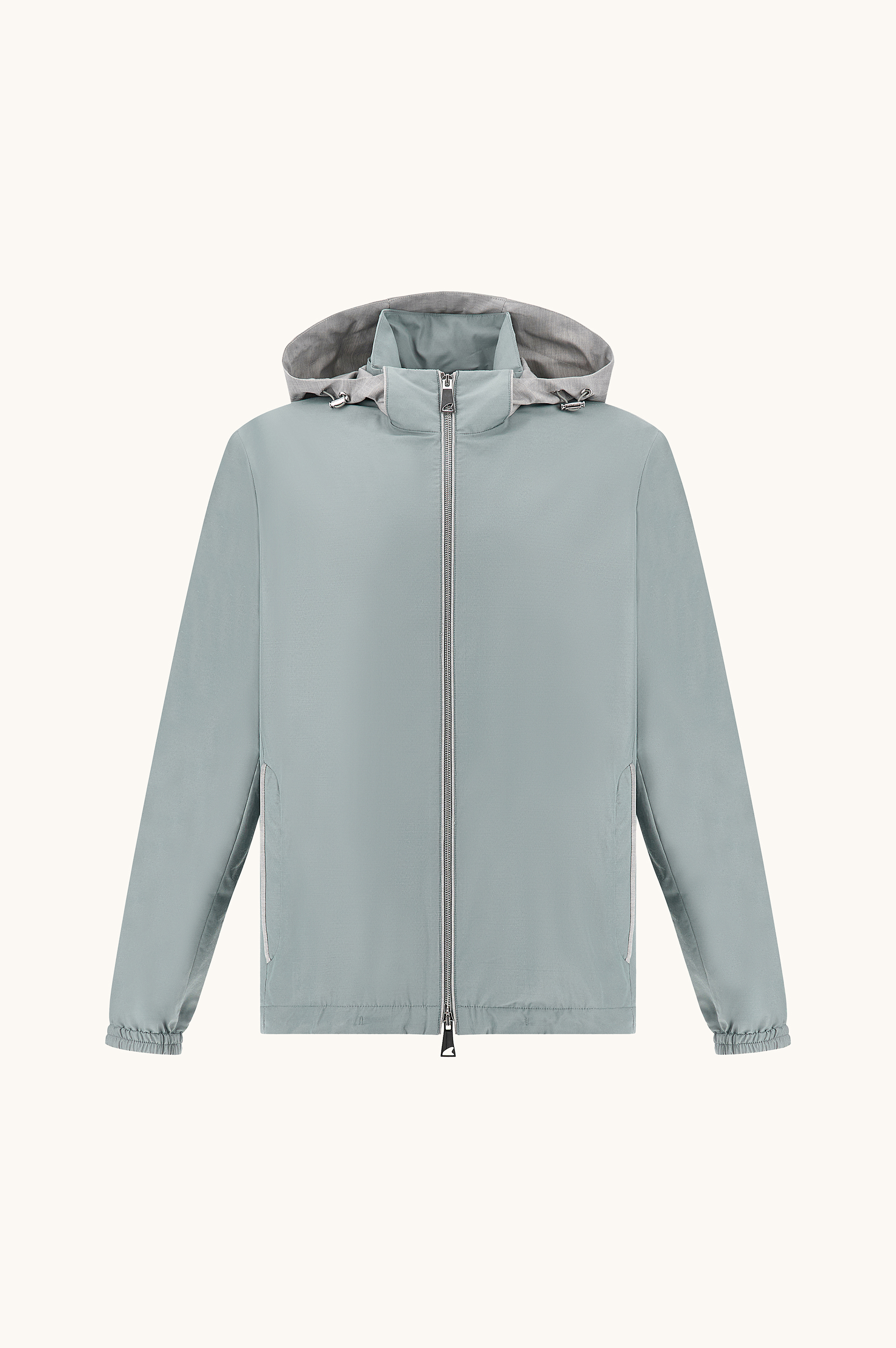 Windbreaker in nylon, wool and silk image number 0