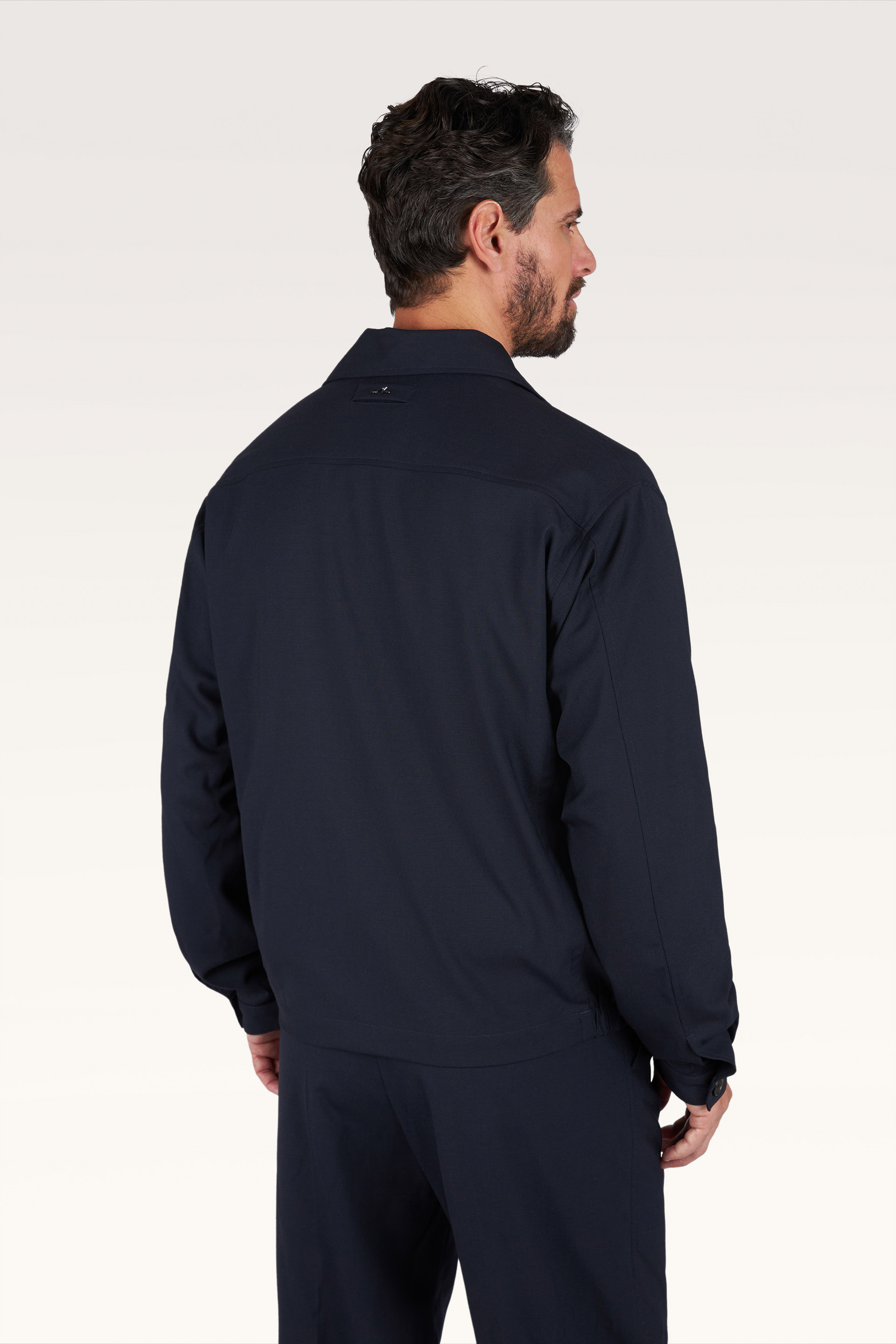 Tech Wool Overshirt image number 3