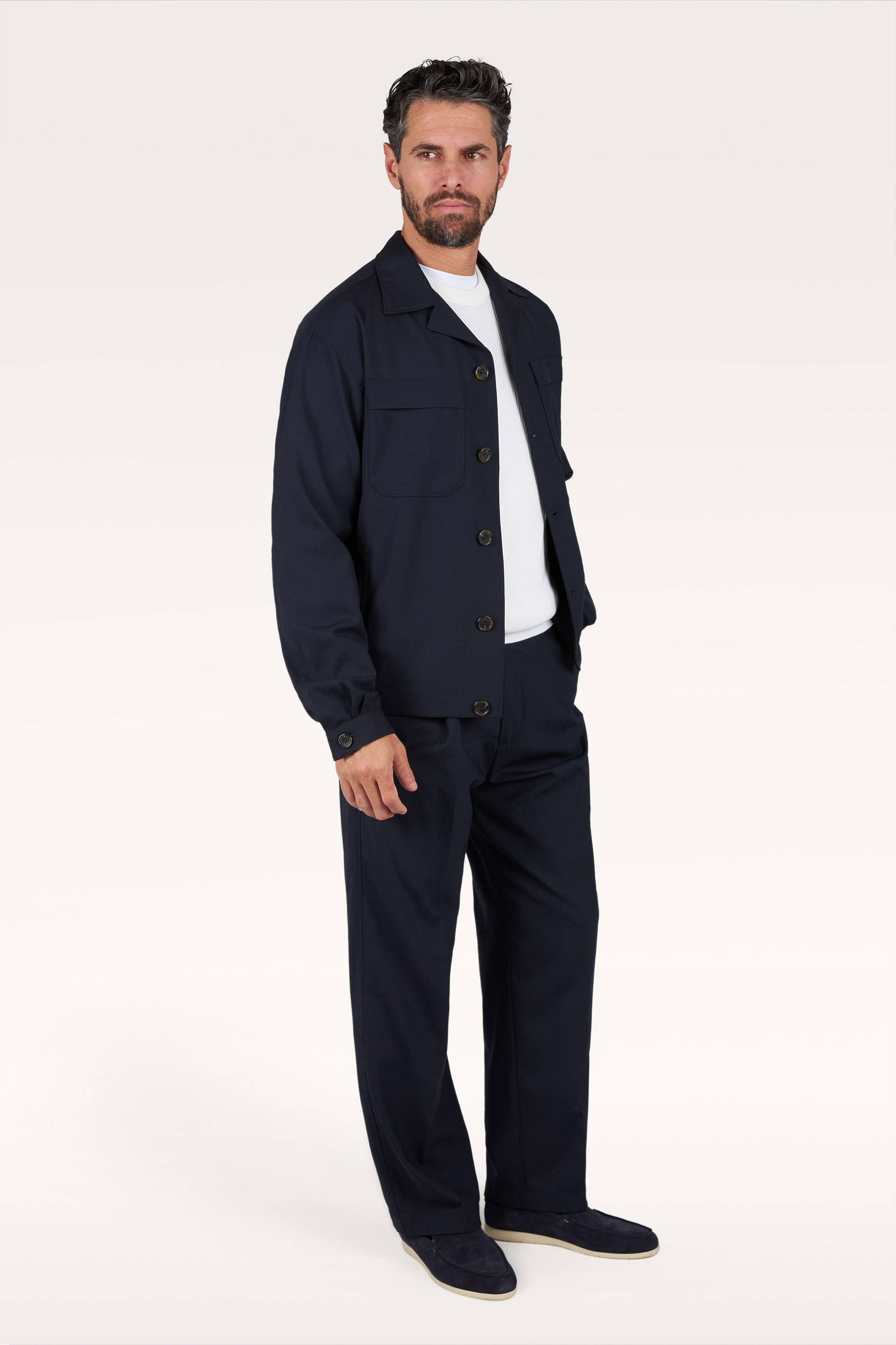 Tech Wool Overshirt image number 2