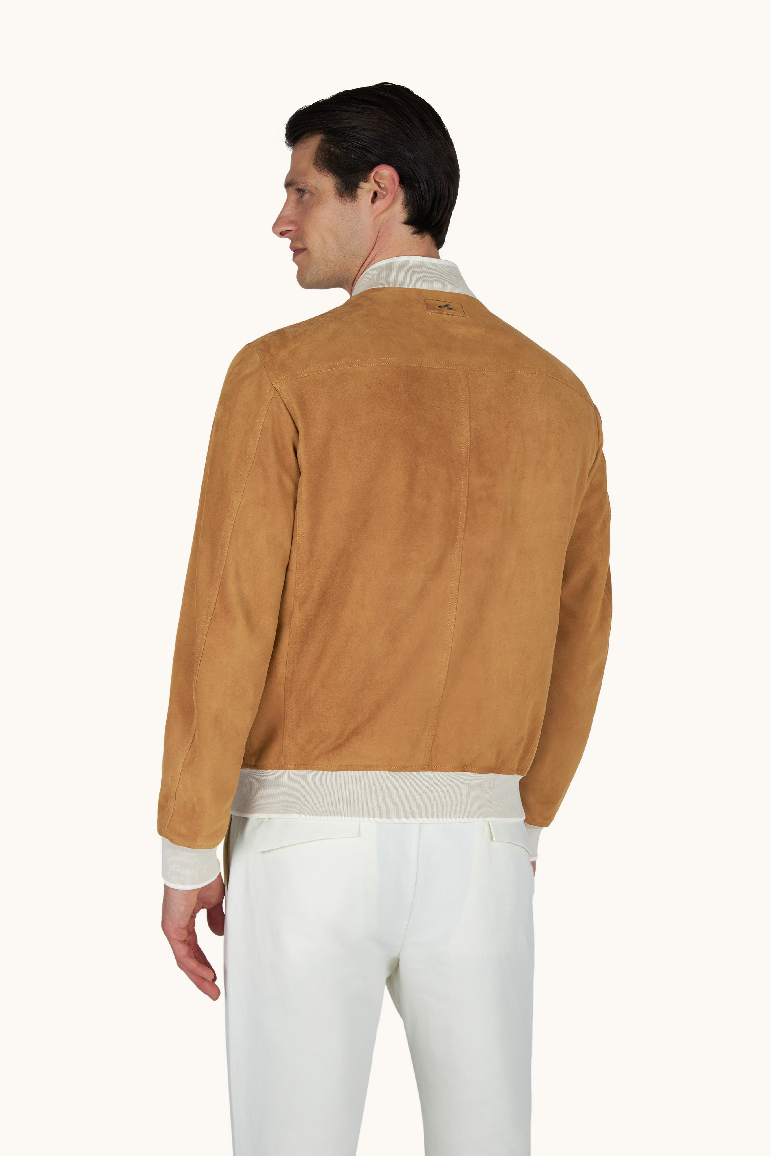 Aqualeather suede bomber jacket image number 3
