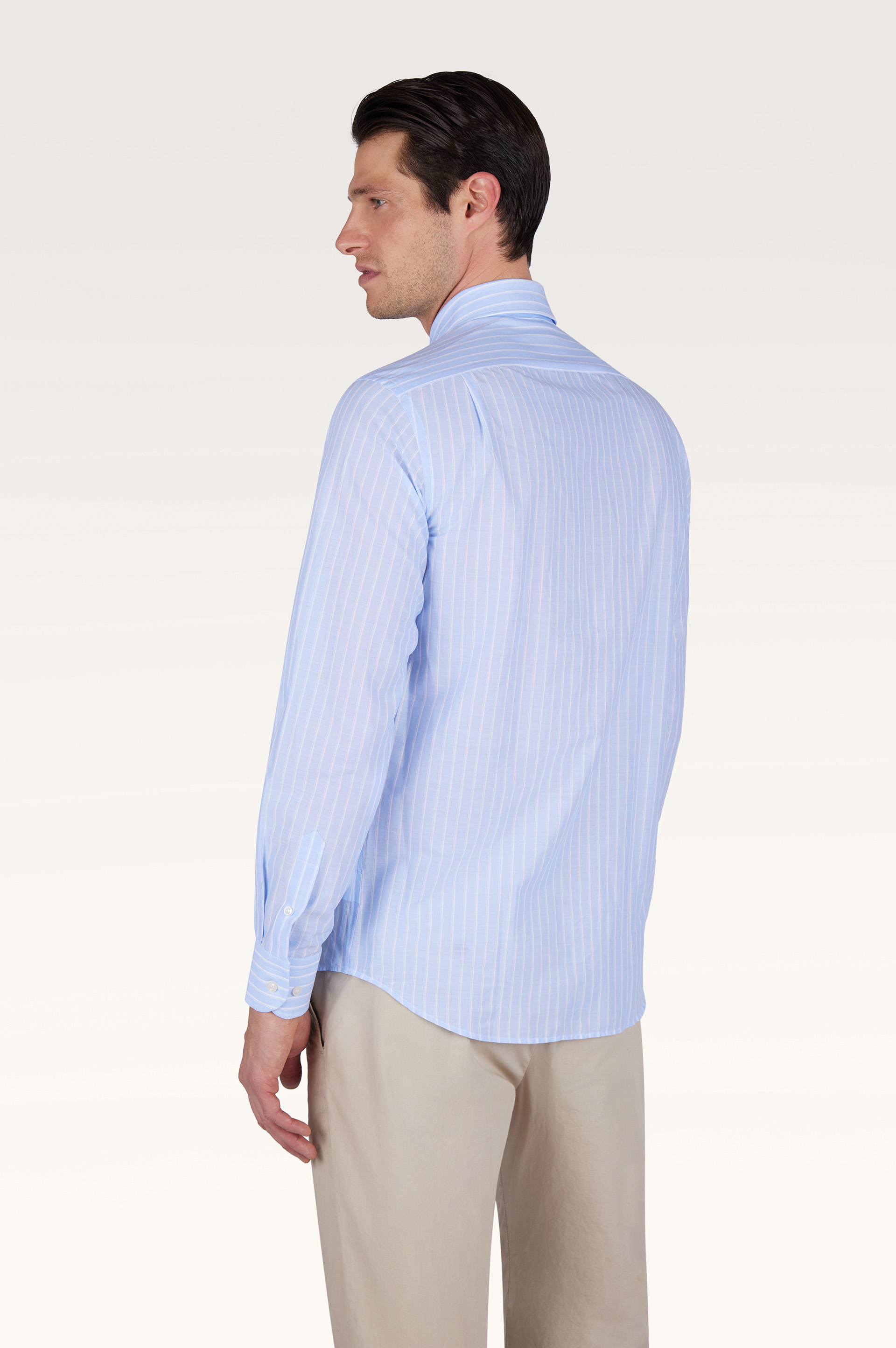 Camisa de algod&oacute;n Summer Breeze con estampado de rayas image number 2