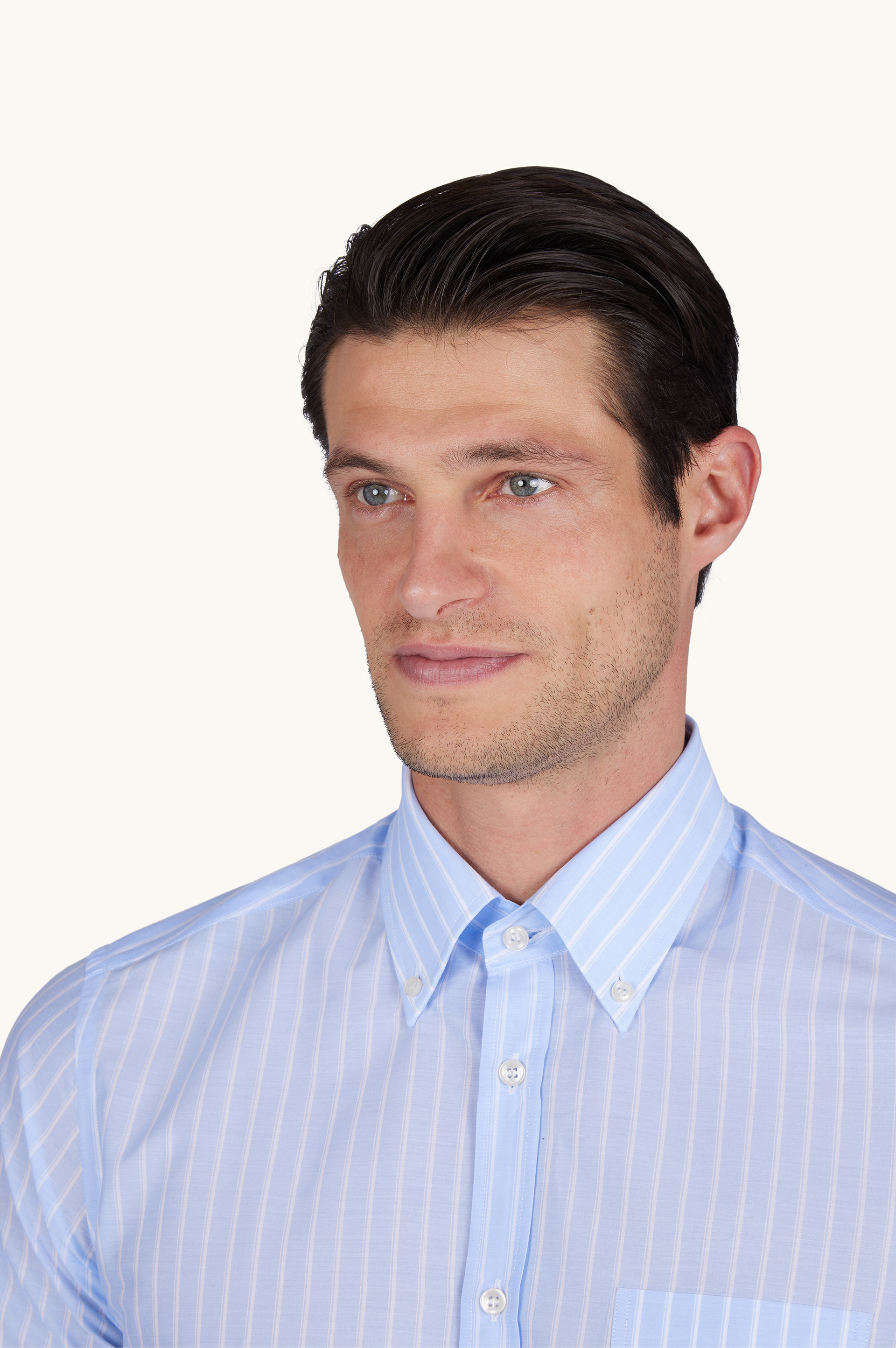 Camisa de algod&oacute;n Summer Breeze con estampado de rayas image number 4