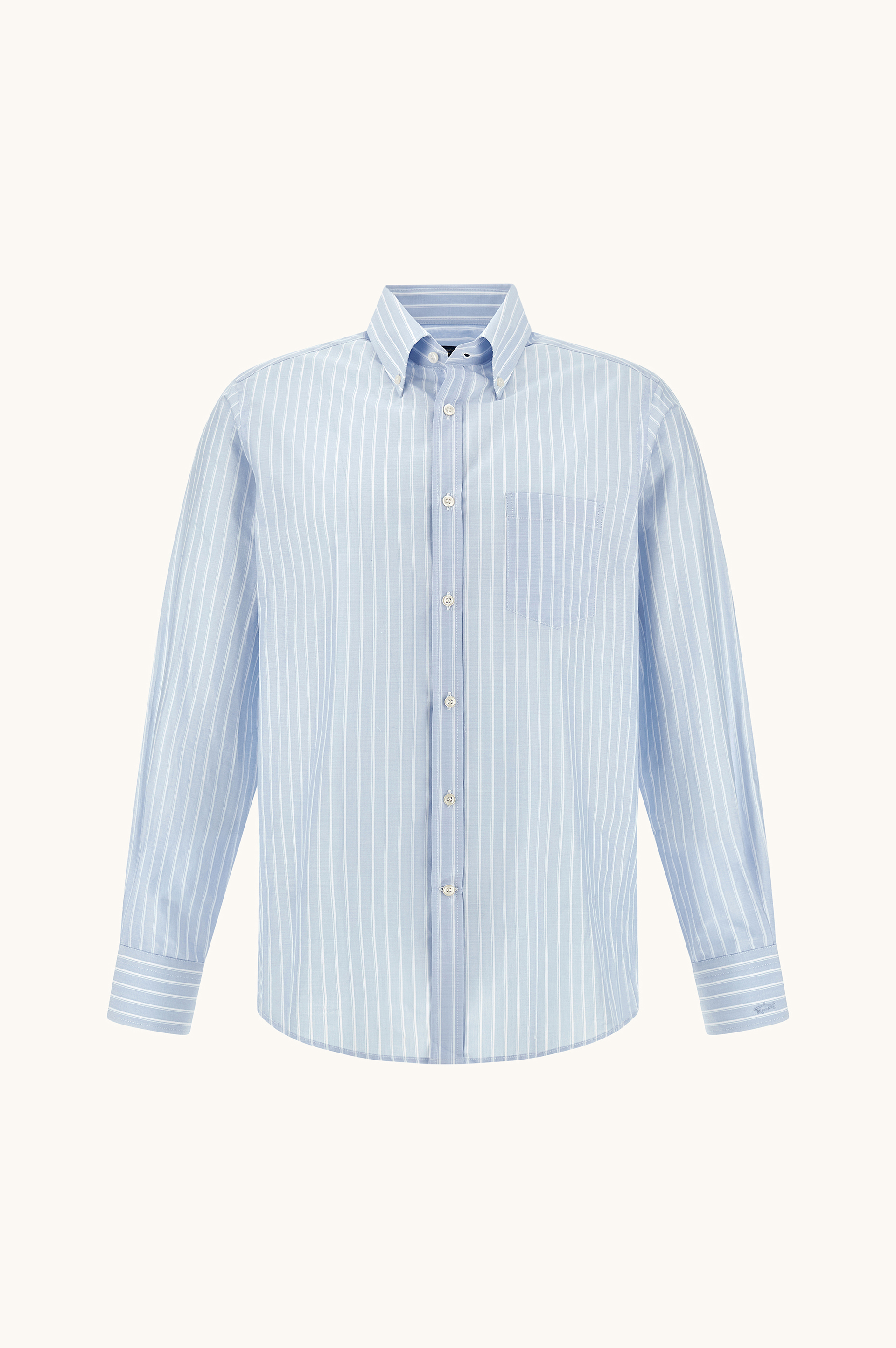 Summer Breeze 棉质条纹衬衫 image number 1