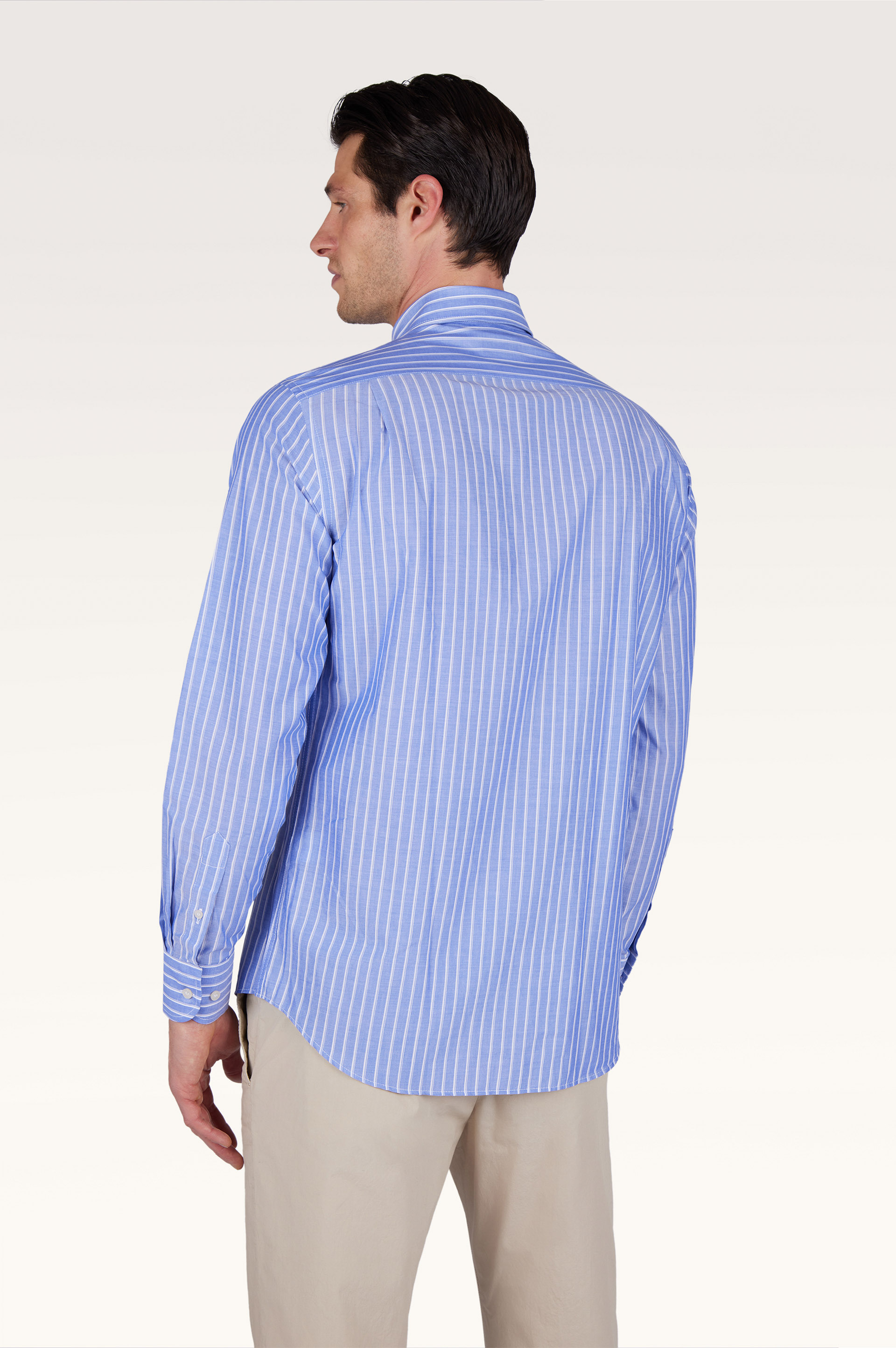 Summer Breeze cotton shirt with striped pattern image number 2