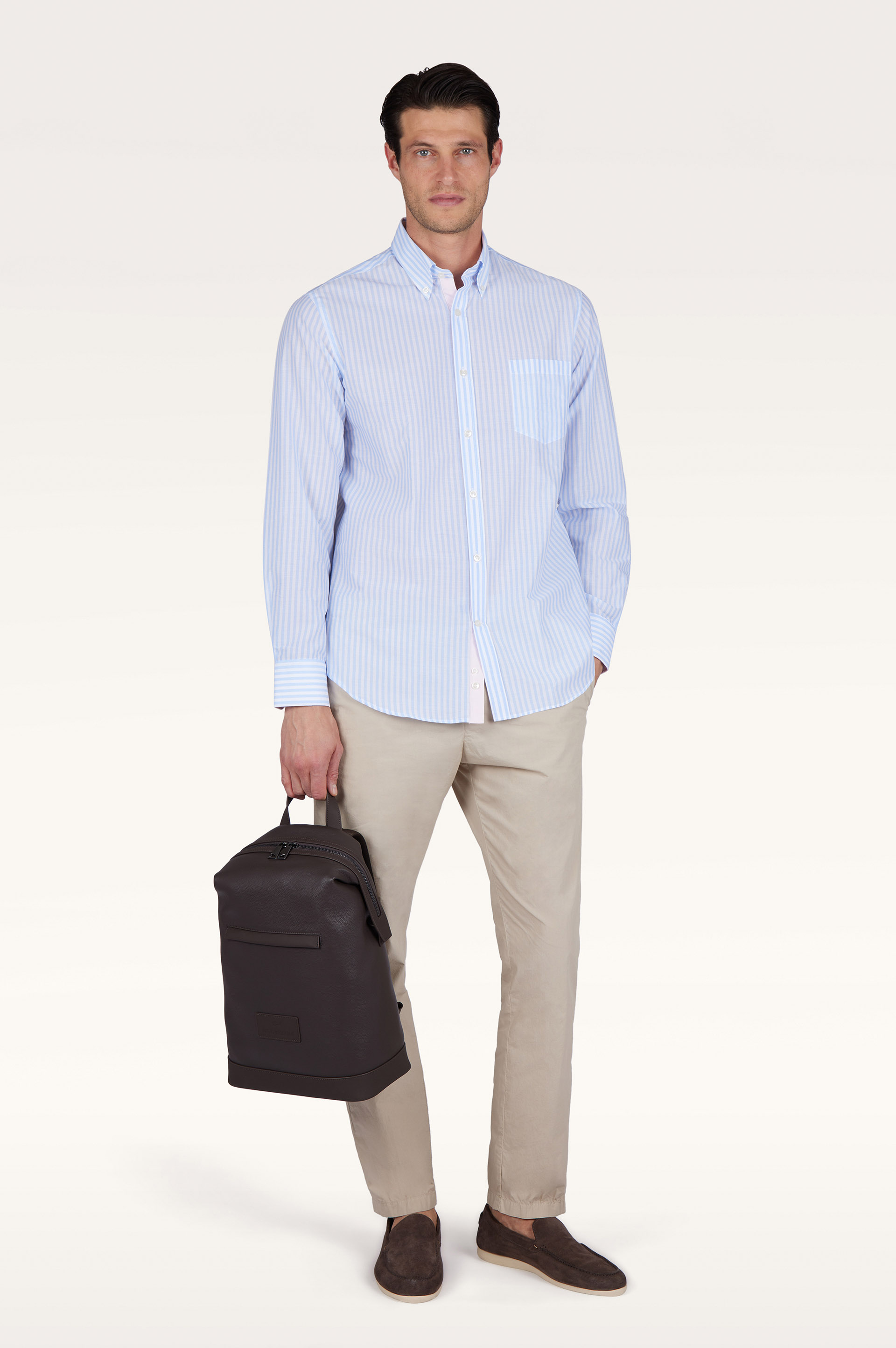 Chemise en coton Summer Breeze &agrave; motif ray&eacute; image number 2