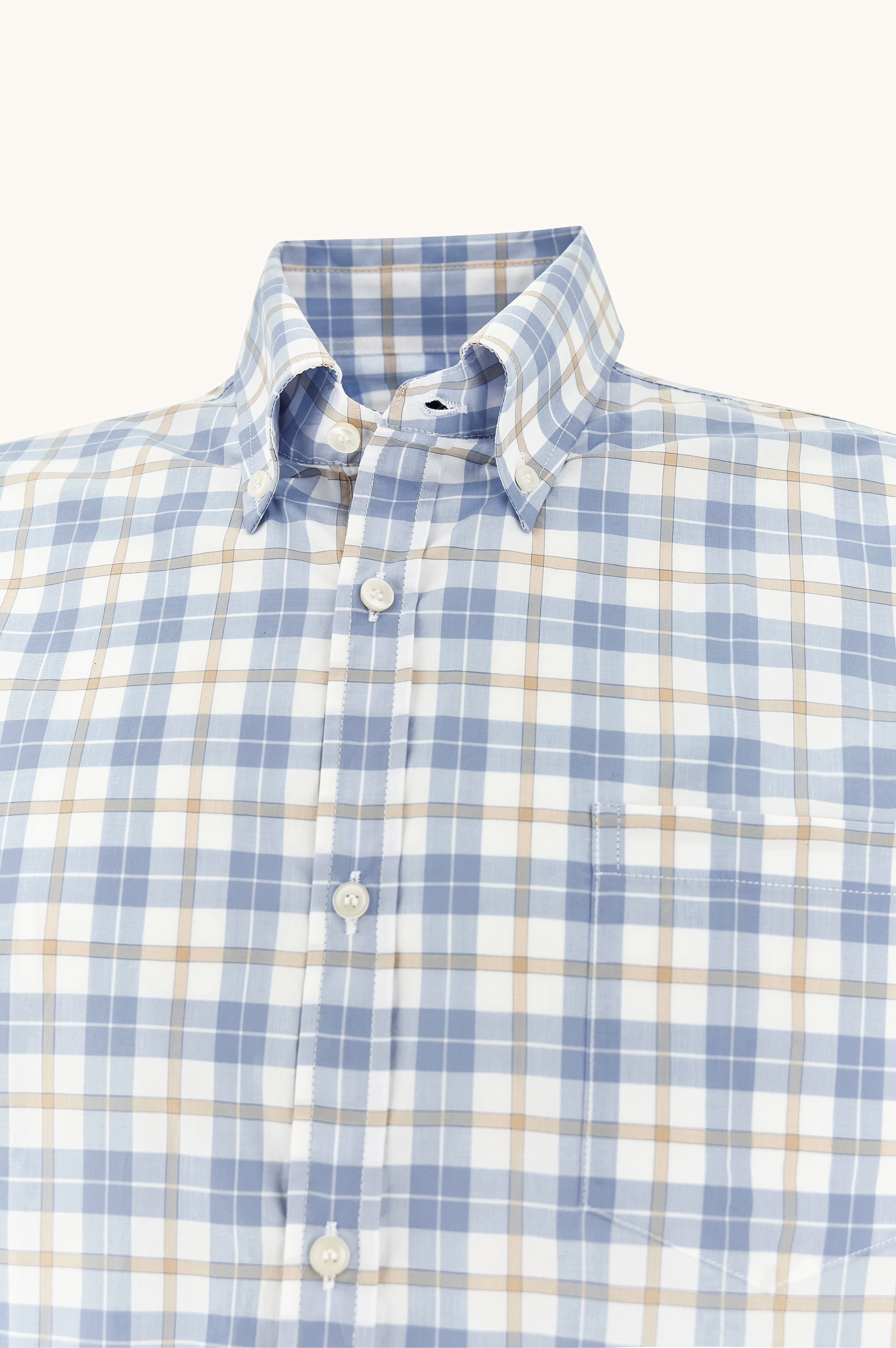 Camisa de algod&oacute;n Summer Breeze con estampado de cuadros image number 5