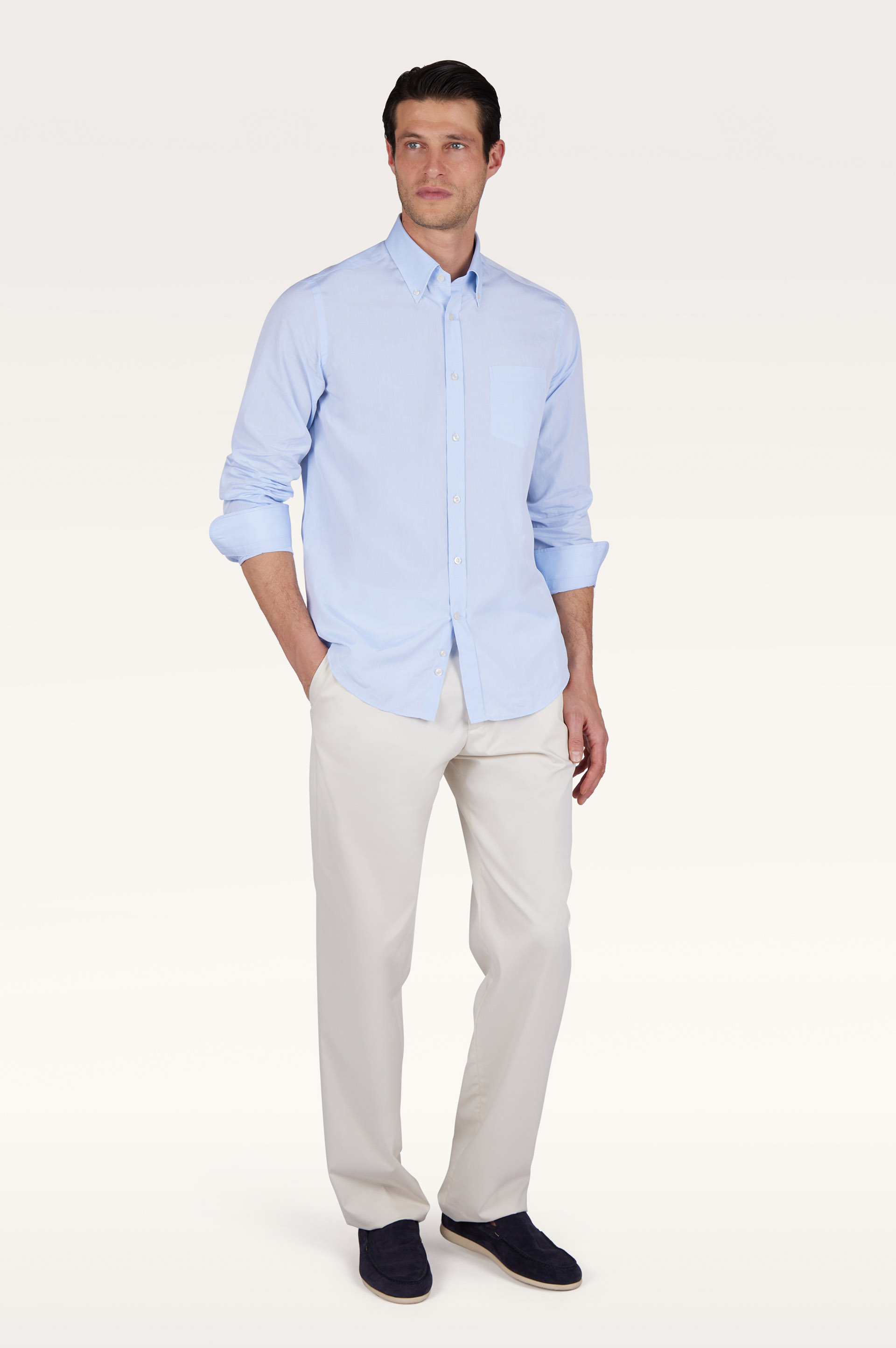 Sea Island cotton shirt image number 1