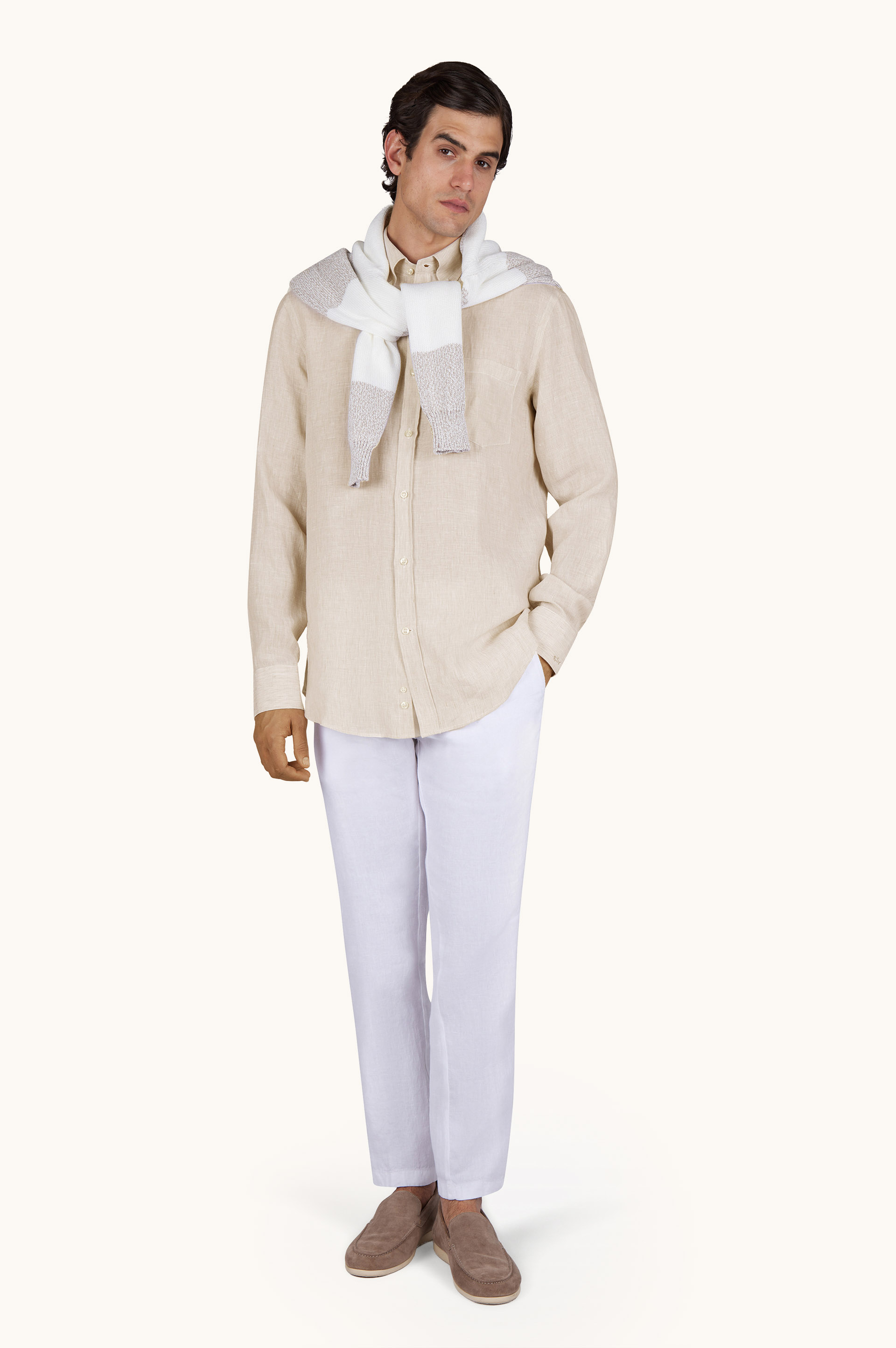 Chemise en lin Soffio image number 2