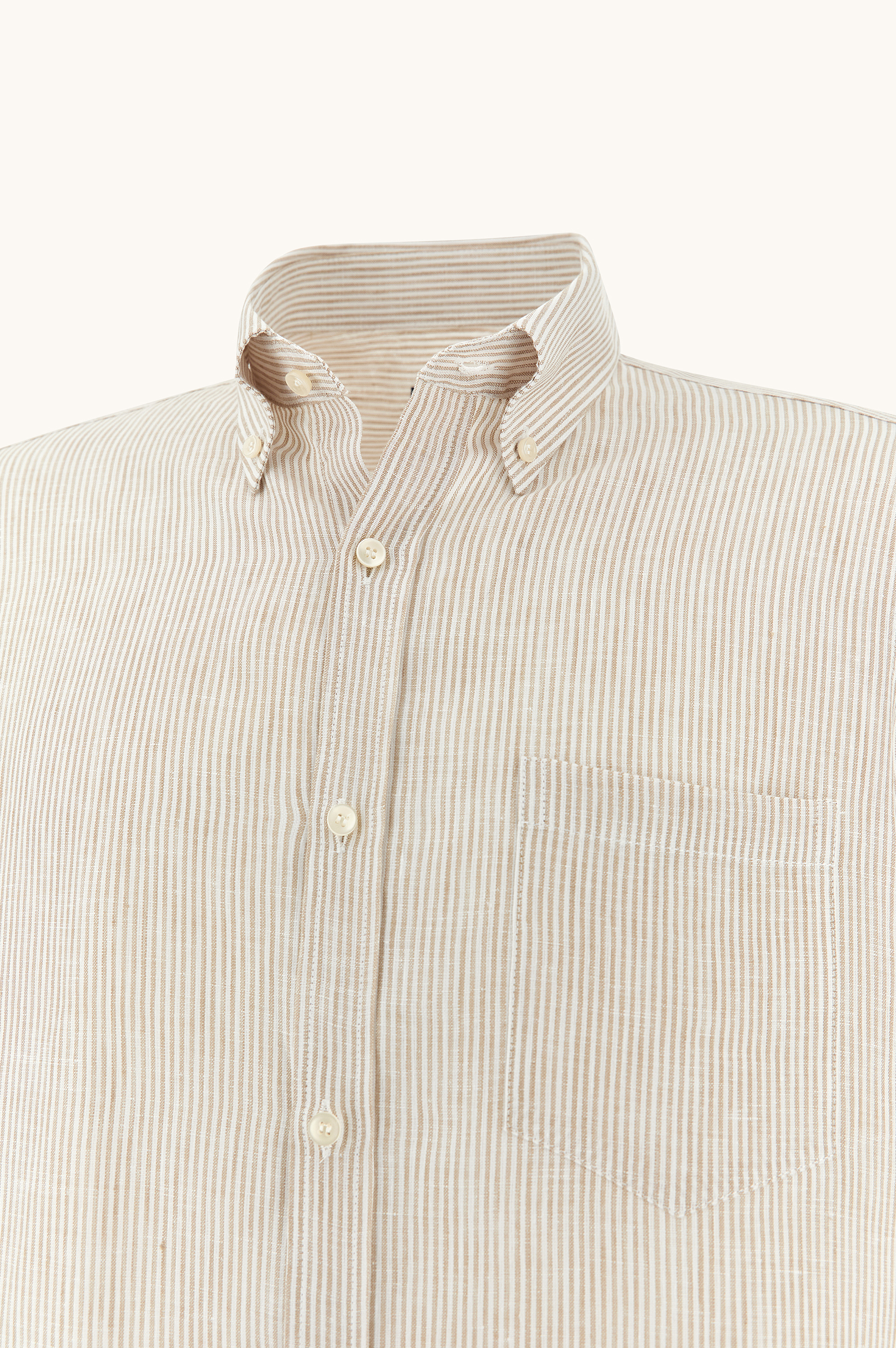 Soffio Leinenhemd mit Streifenmuster image number 1