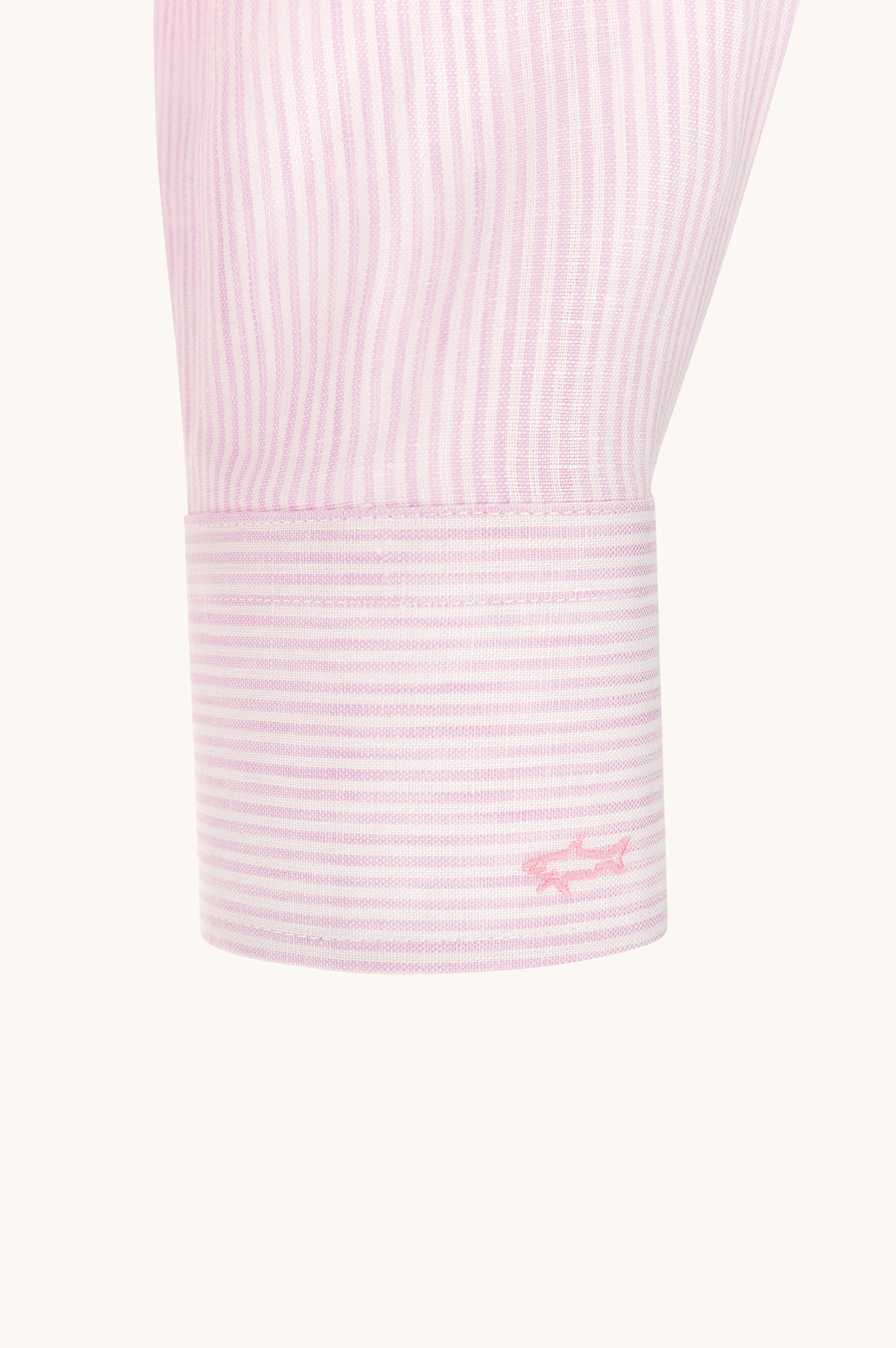 Soffio linen shirt with striped pattern image number 2