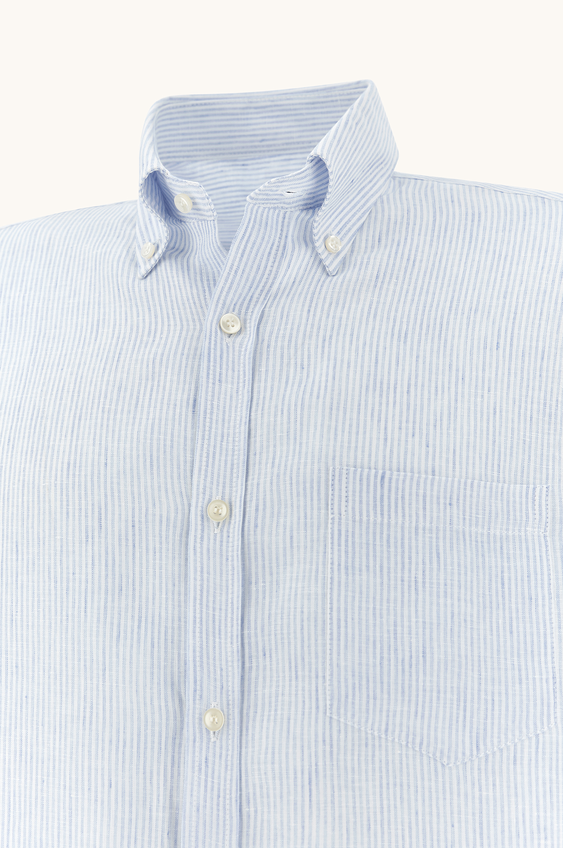 Soffio Leinenhemd mit Streifenmuster image number 1