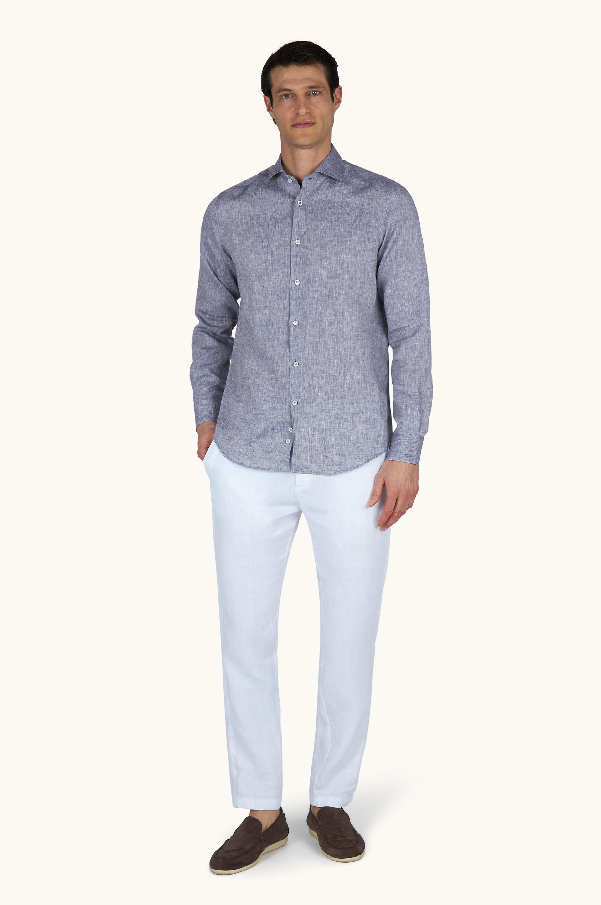 Soffio linen shirt image number 2