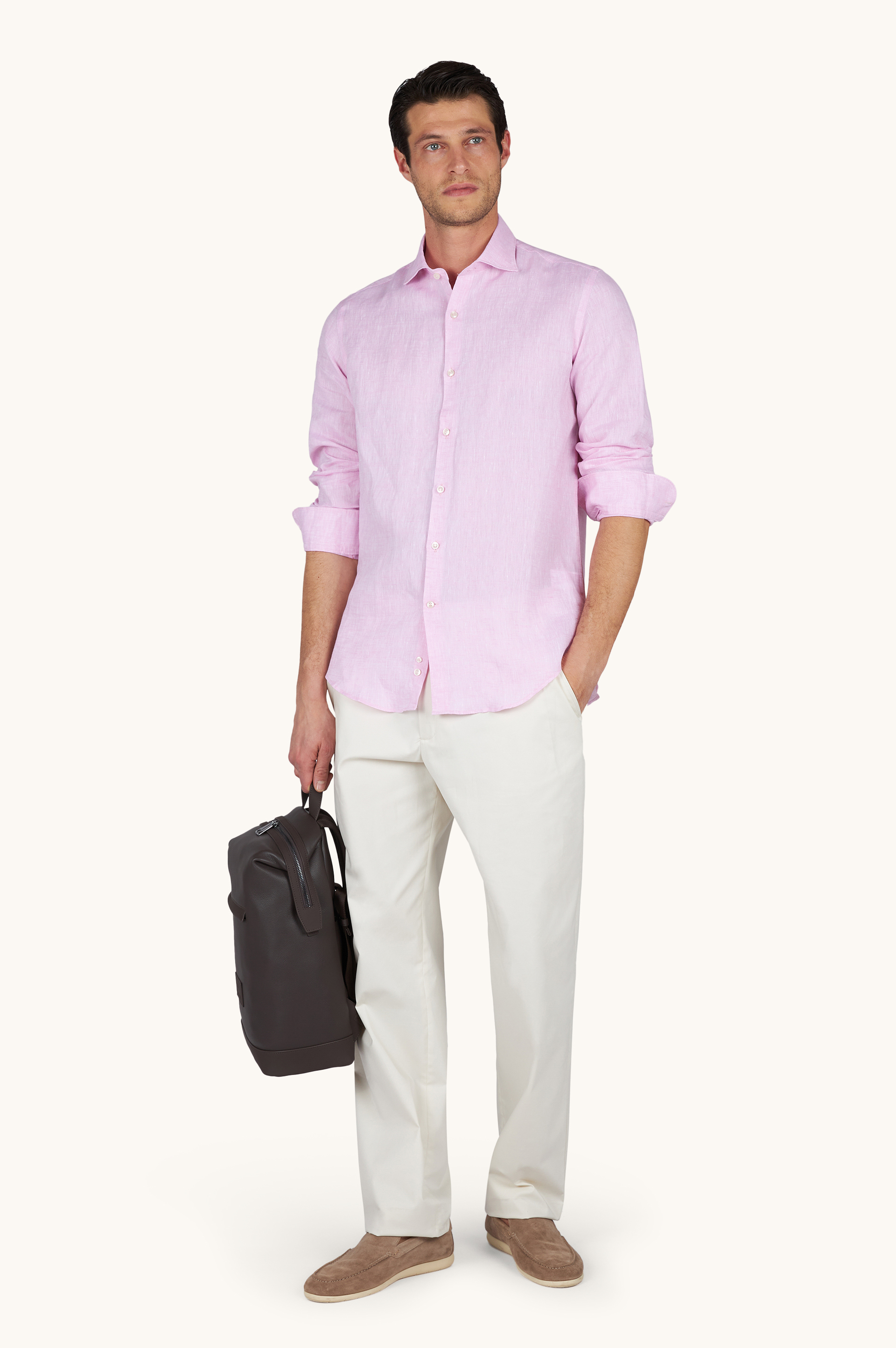 Camisa de lino Soffio image number 2