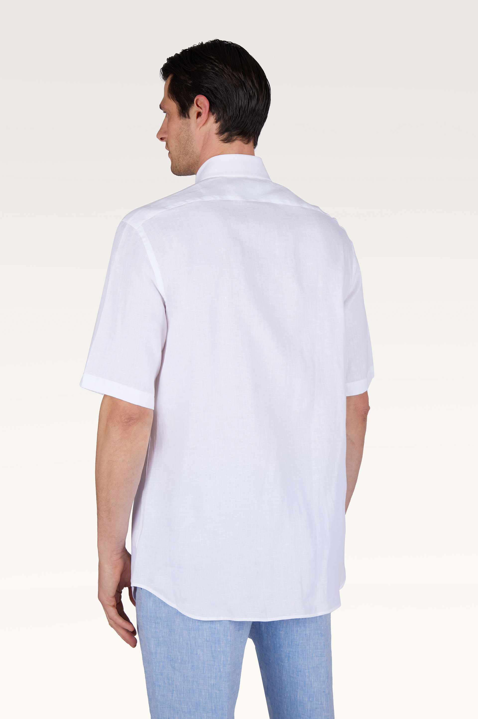 Soffio linen shirt with short sleeves image number 2