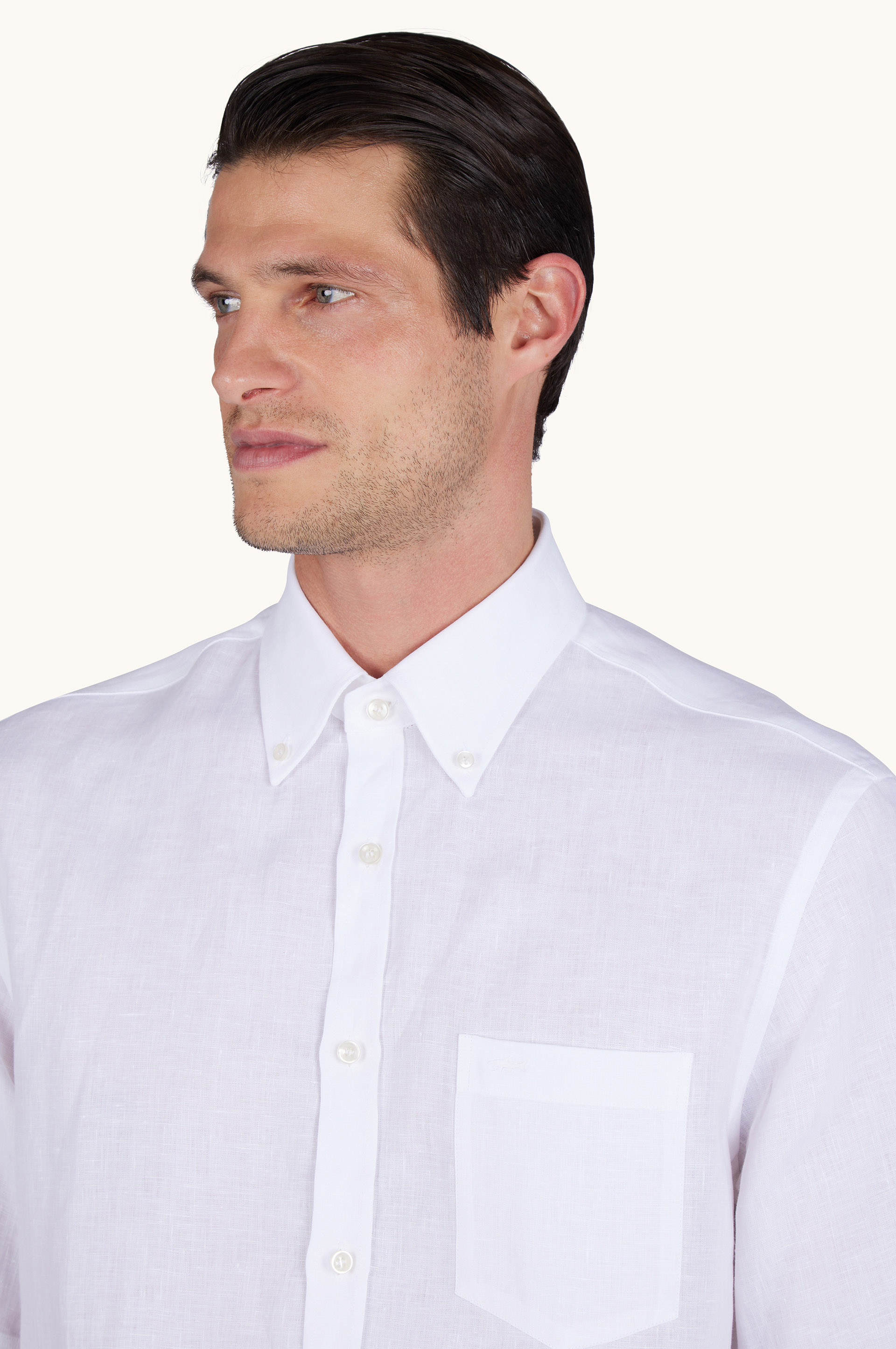 Soffio linen shirt with short sleeves image number 3