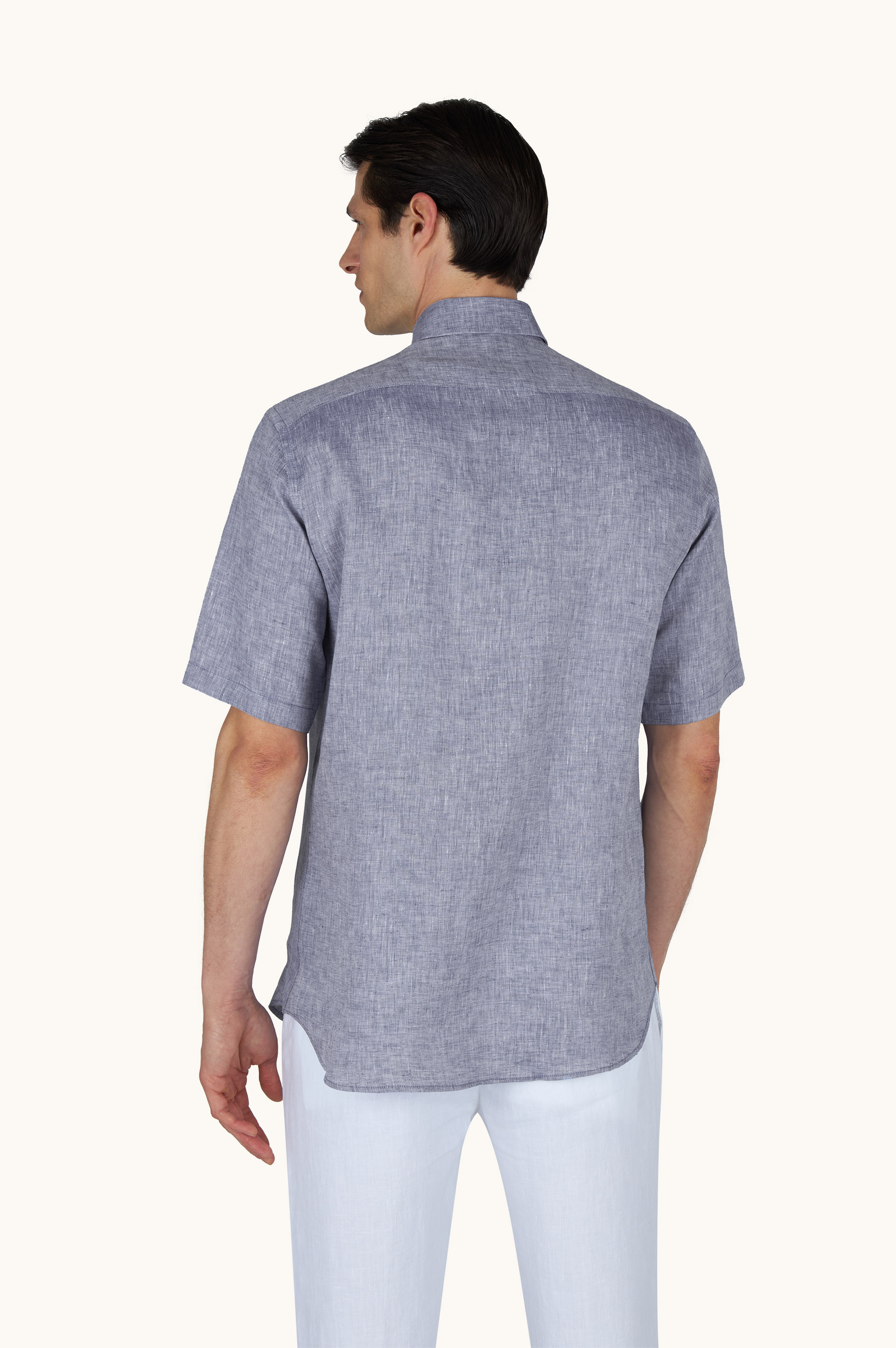 Soffio linen shirt with short sleeves image number 3