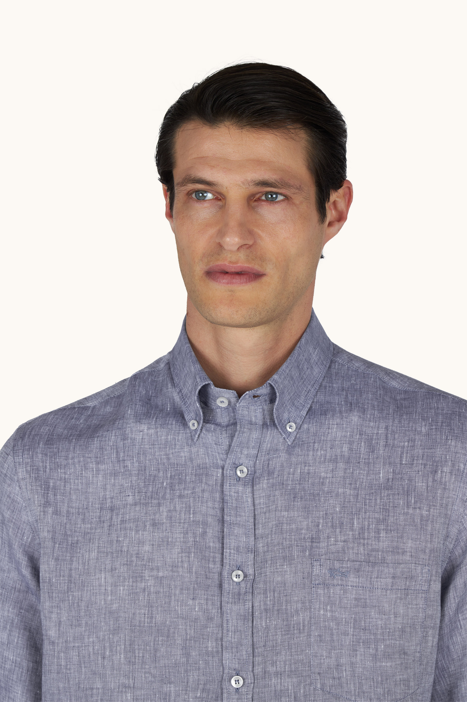 Soffio linen shirt with short sleeves image number 4
