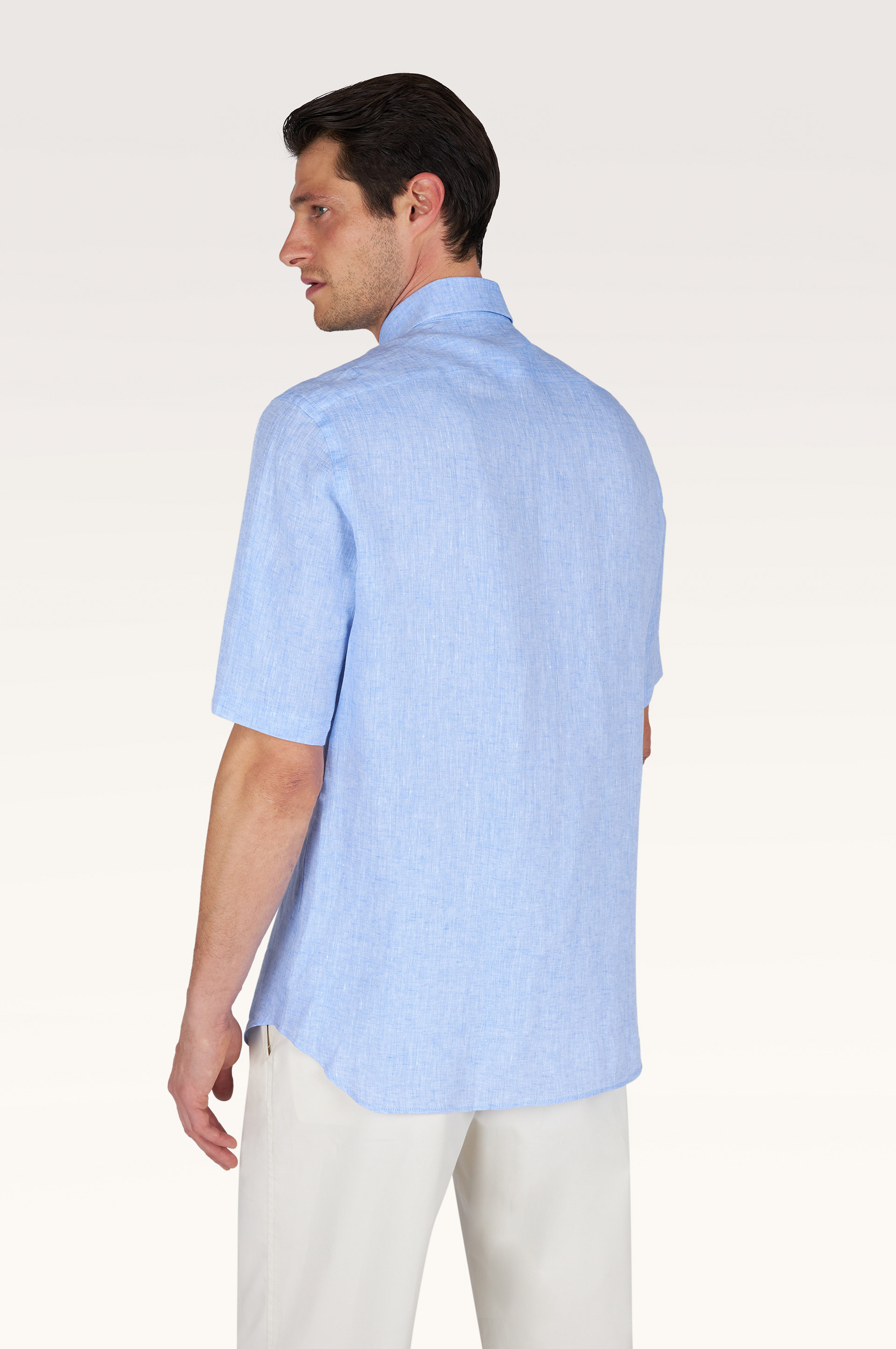 Soffio linen shirt with short sleeves image number 2