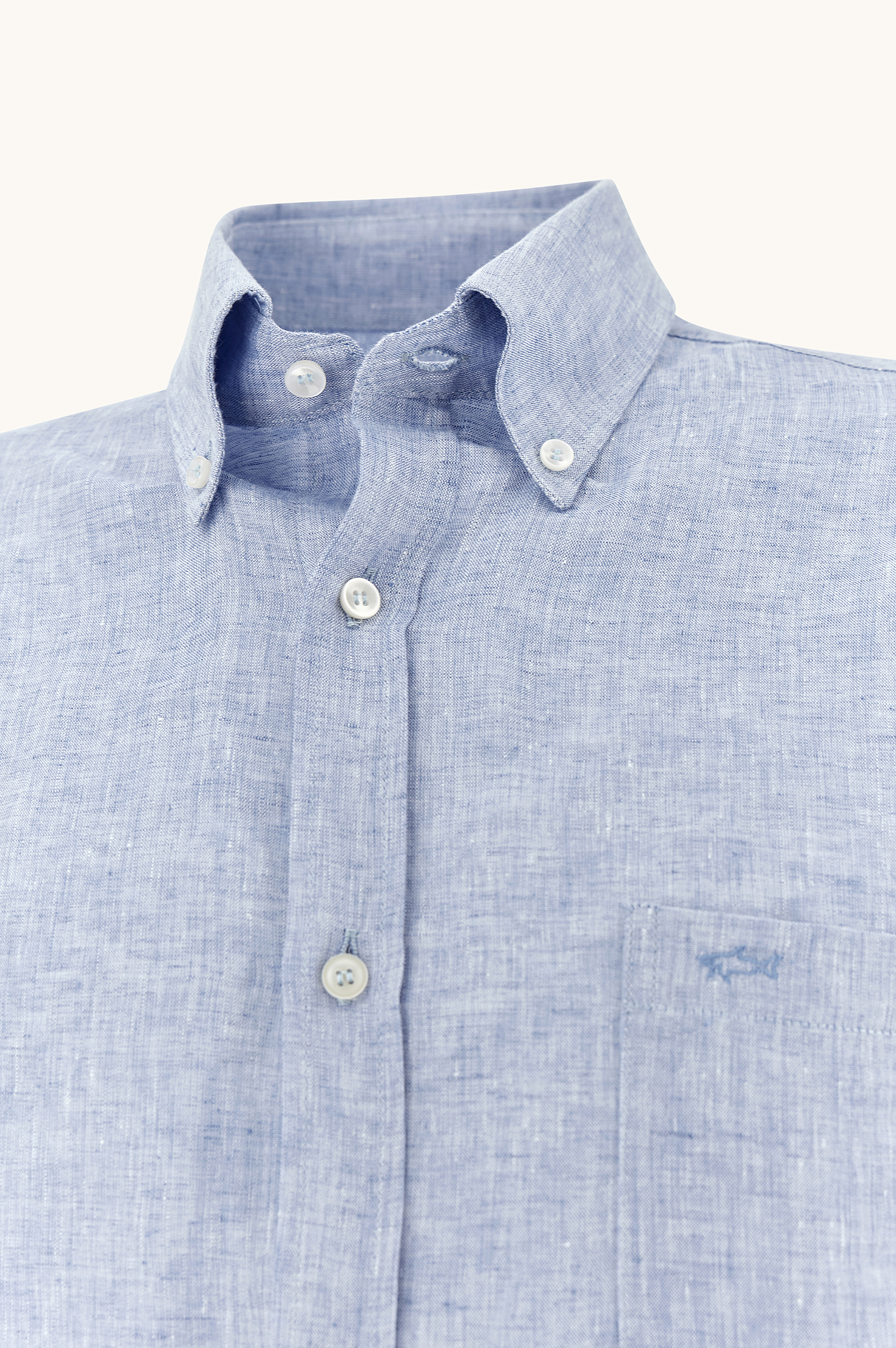 Soffio linen shirt with short sleeves image number 5
