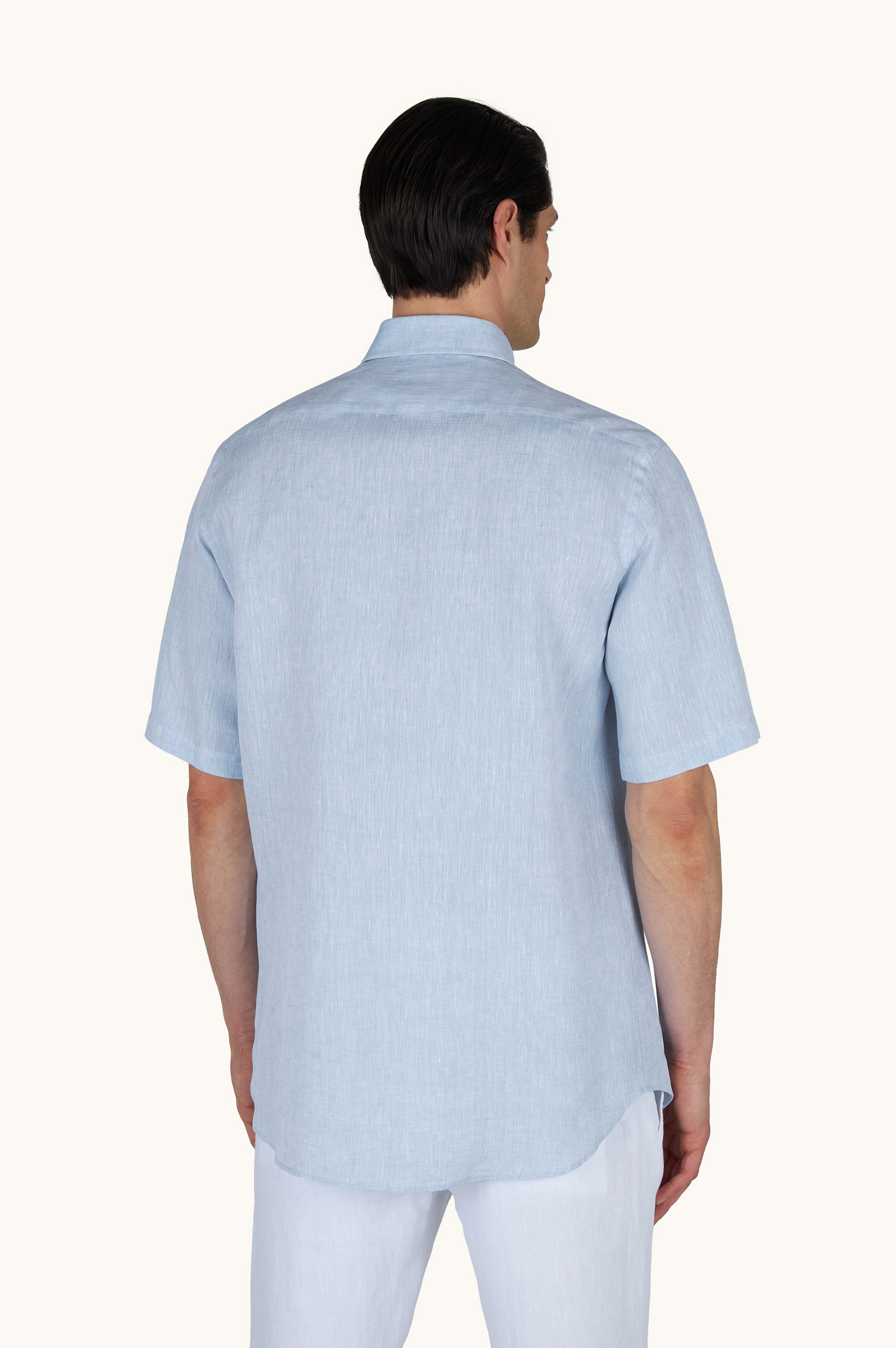 Soffio linen shirt with short sleeves image number 3