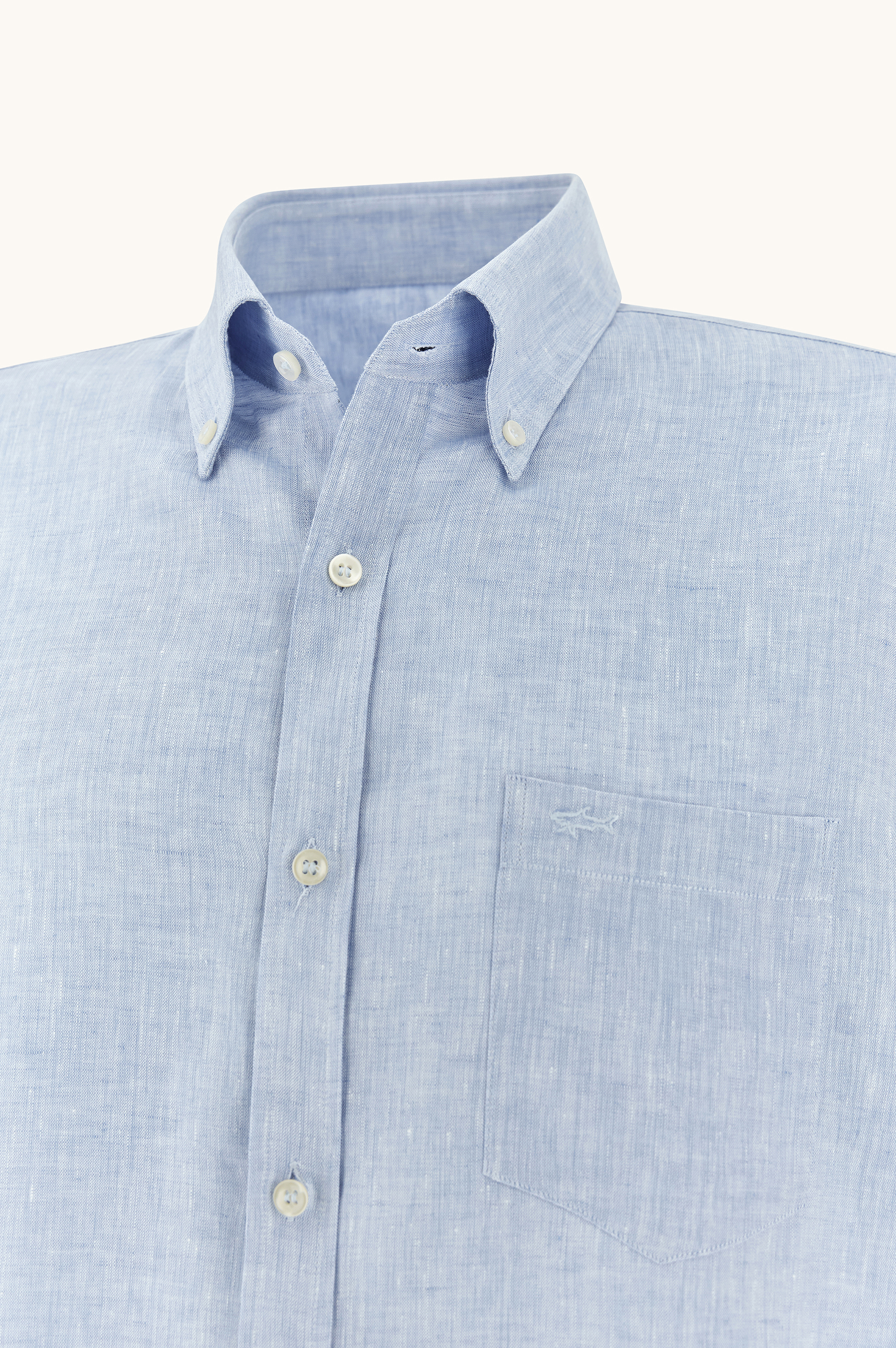 Soffio linen shirt with short sleeves image number 5