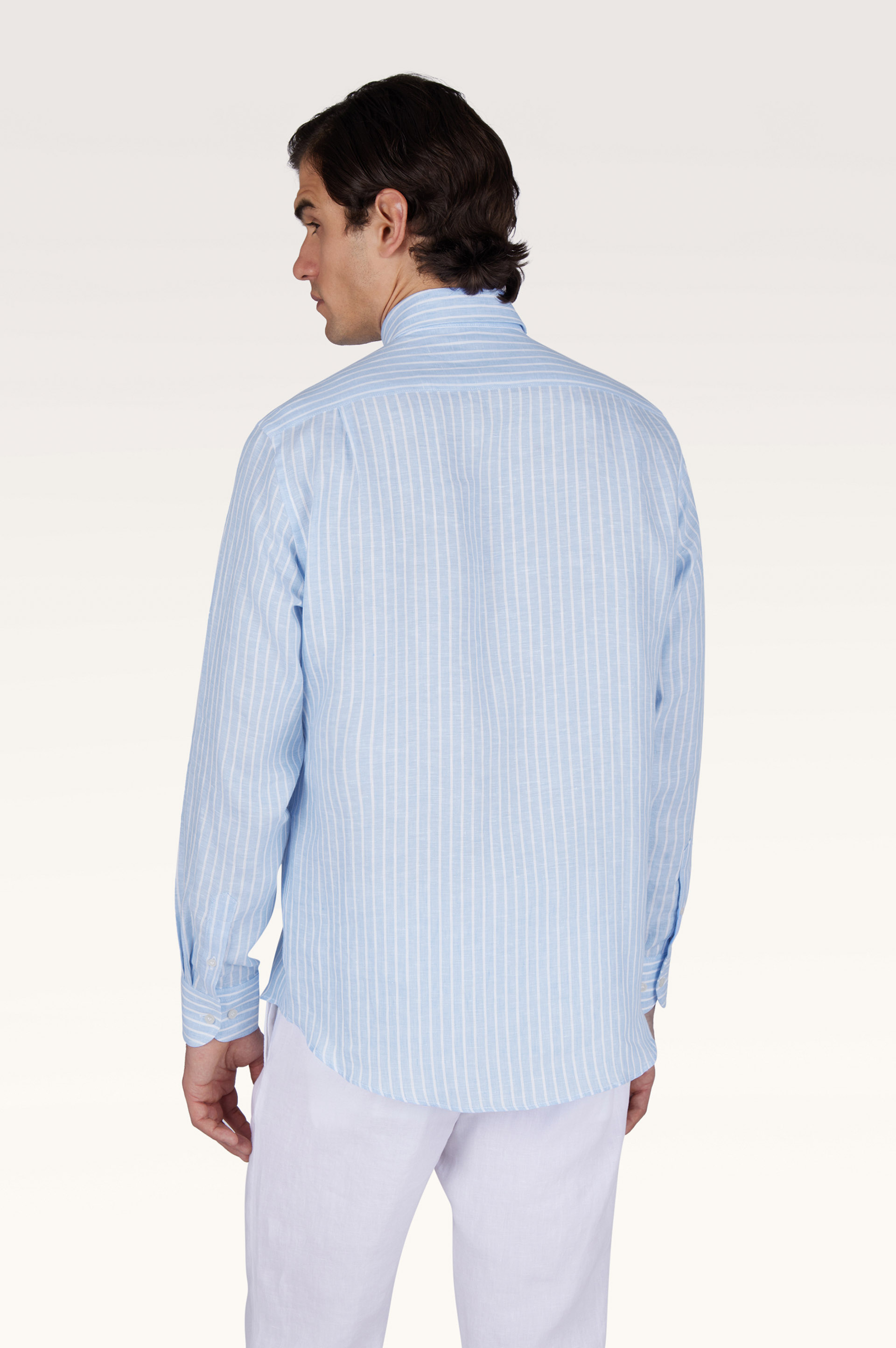 Soffio Leinenhemd mit Streifenmuster image number 3