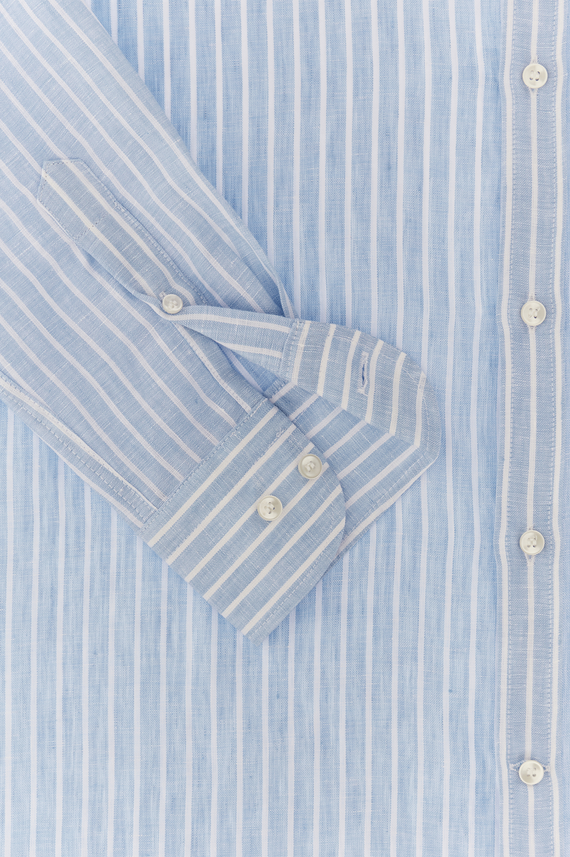 Soffio Leinenhemd mit Streifenmuster image number 6