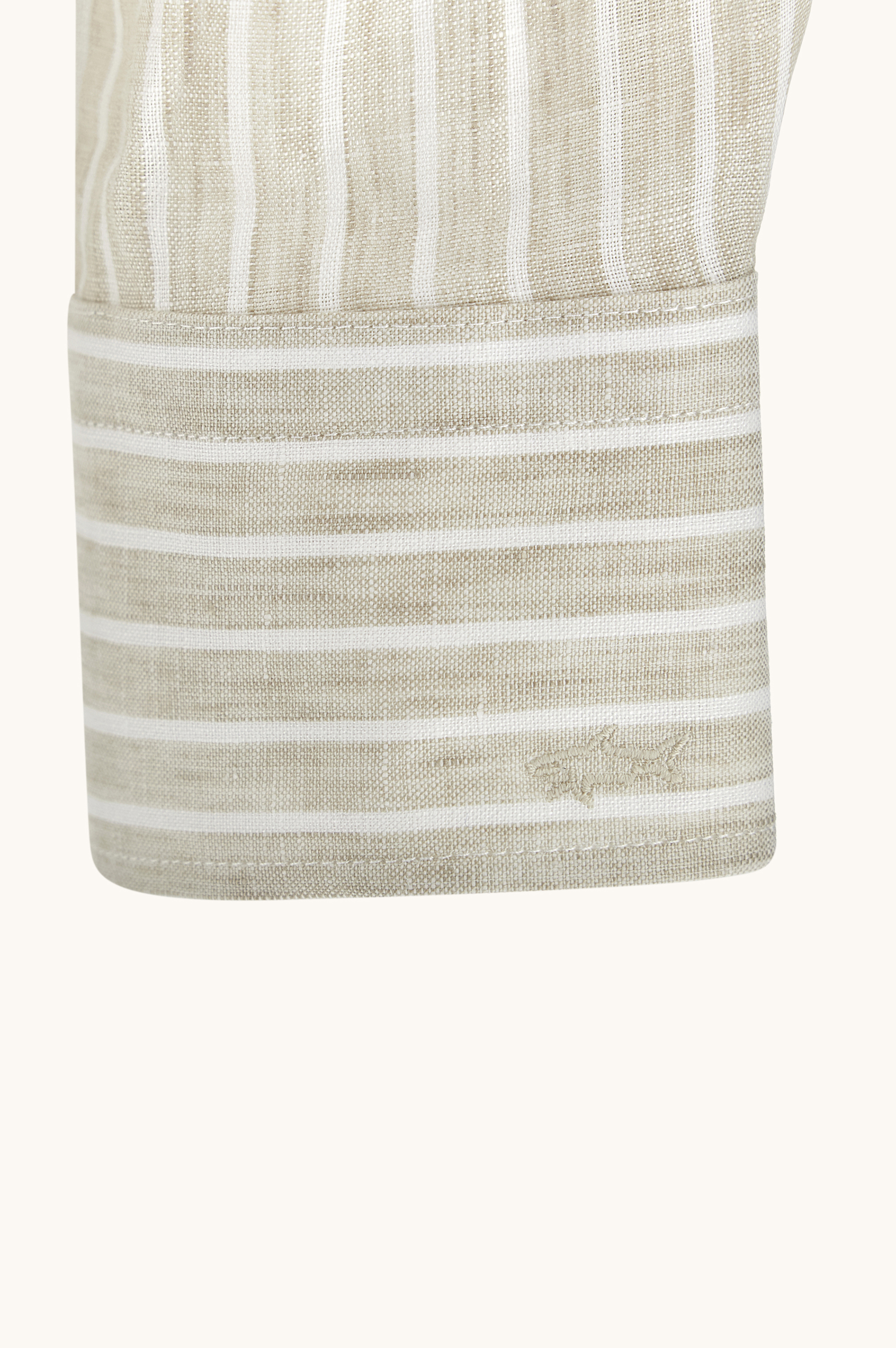 Soffio 亚麻条纹衬衫 image number 9