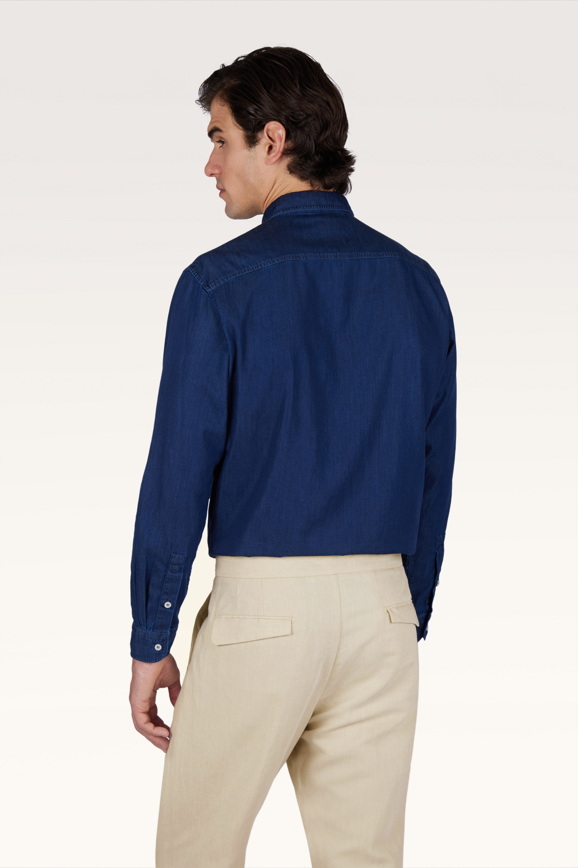 Sobrecamisa X‑Soft de mezclilla de algodón Giza image number 2