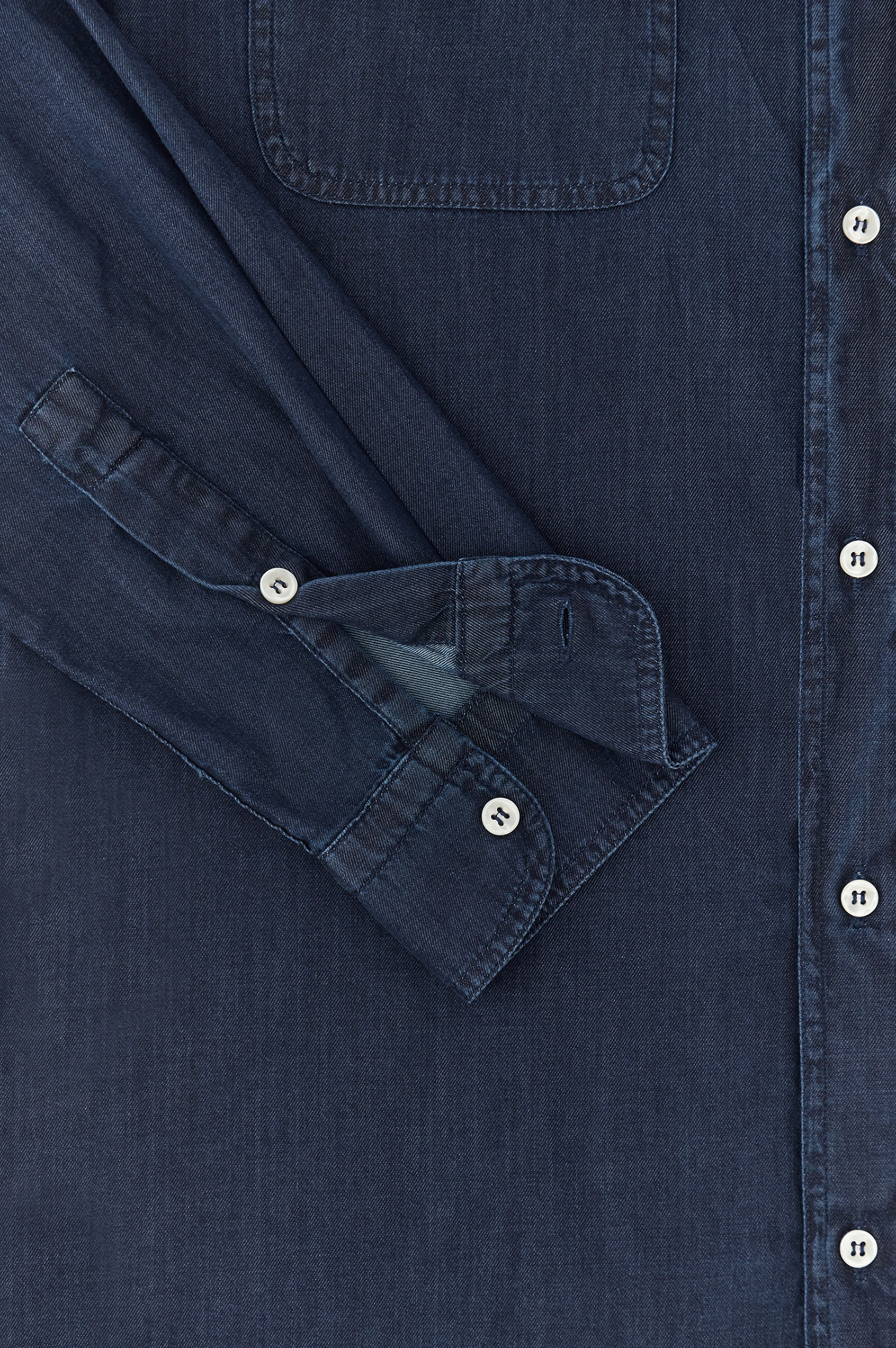 Sobrecamisa X‑Soft de mezclilla de algod&oacute;n Giza image number 6
