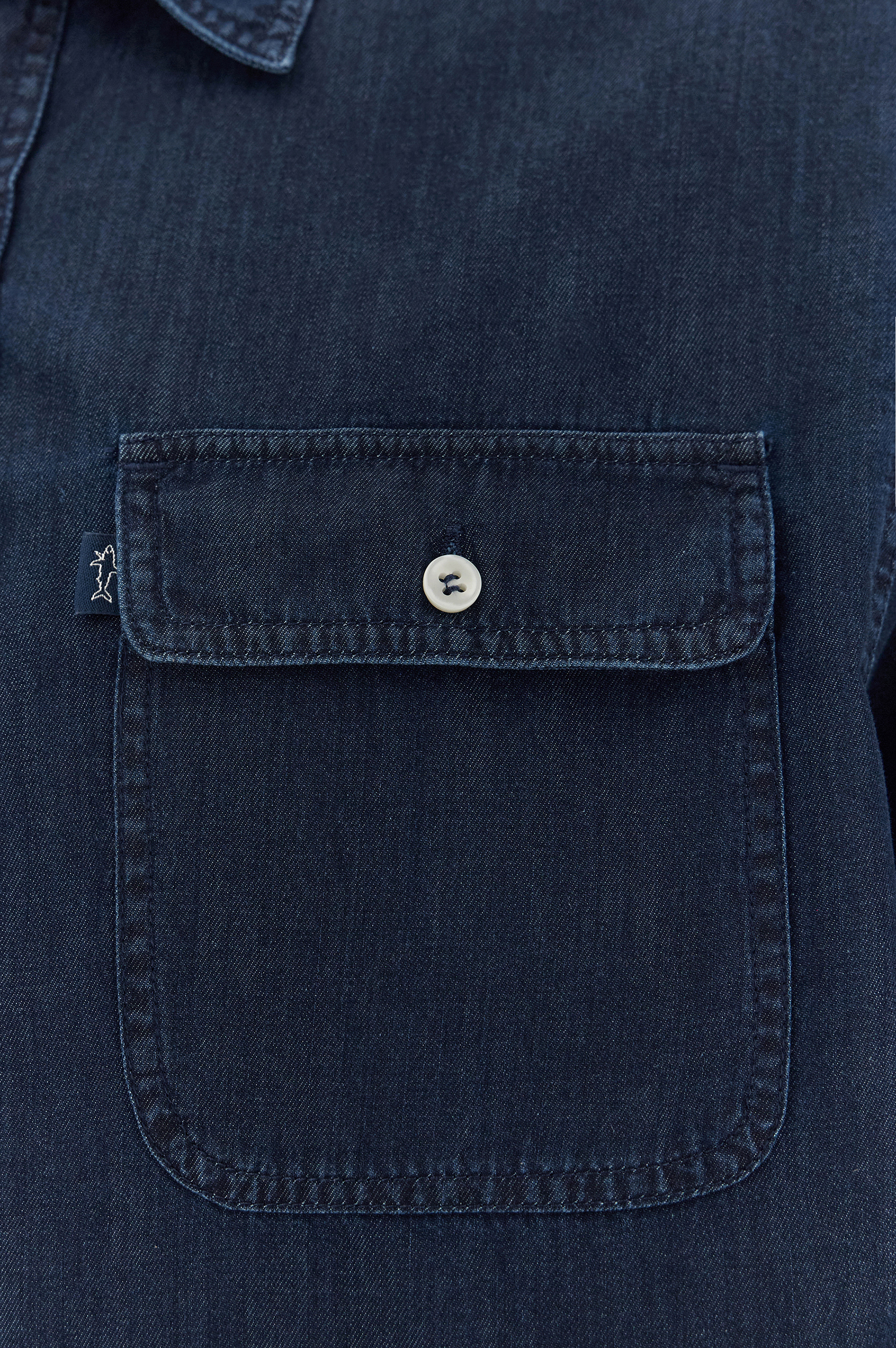 Sobrecamisa X‑Soft de mezclilla de algod&oacute;n Giza image number 8