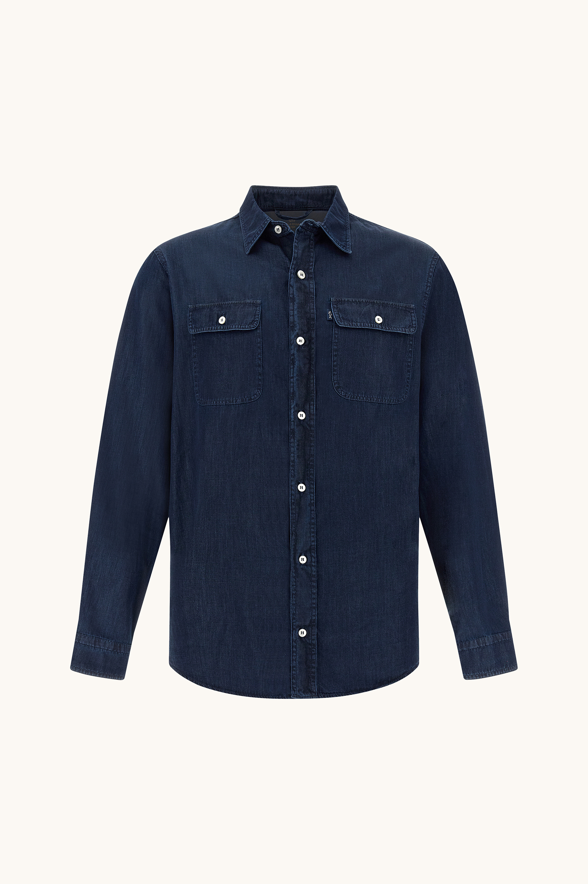 Sobrecamisa X‑Soft de mezclilla de algod&oacute;n Giza image number 1