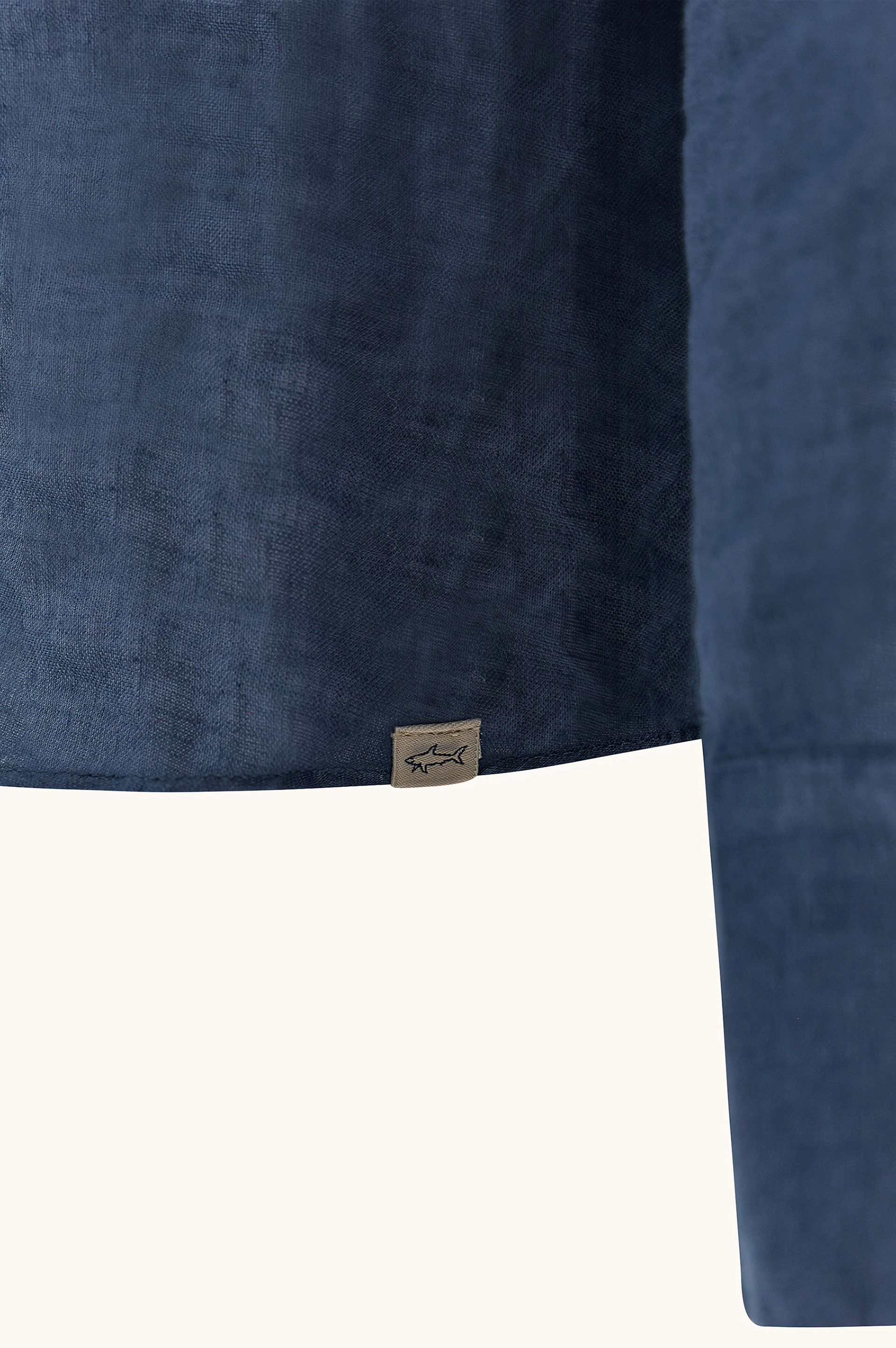 成衣染色亚麻衬衫 image number 7