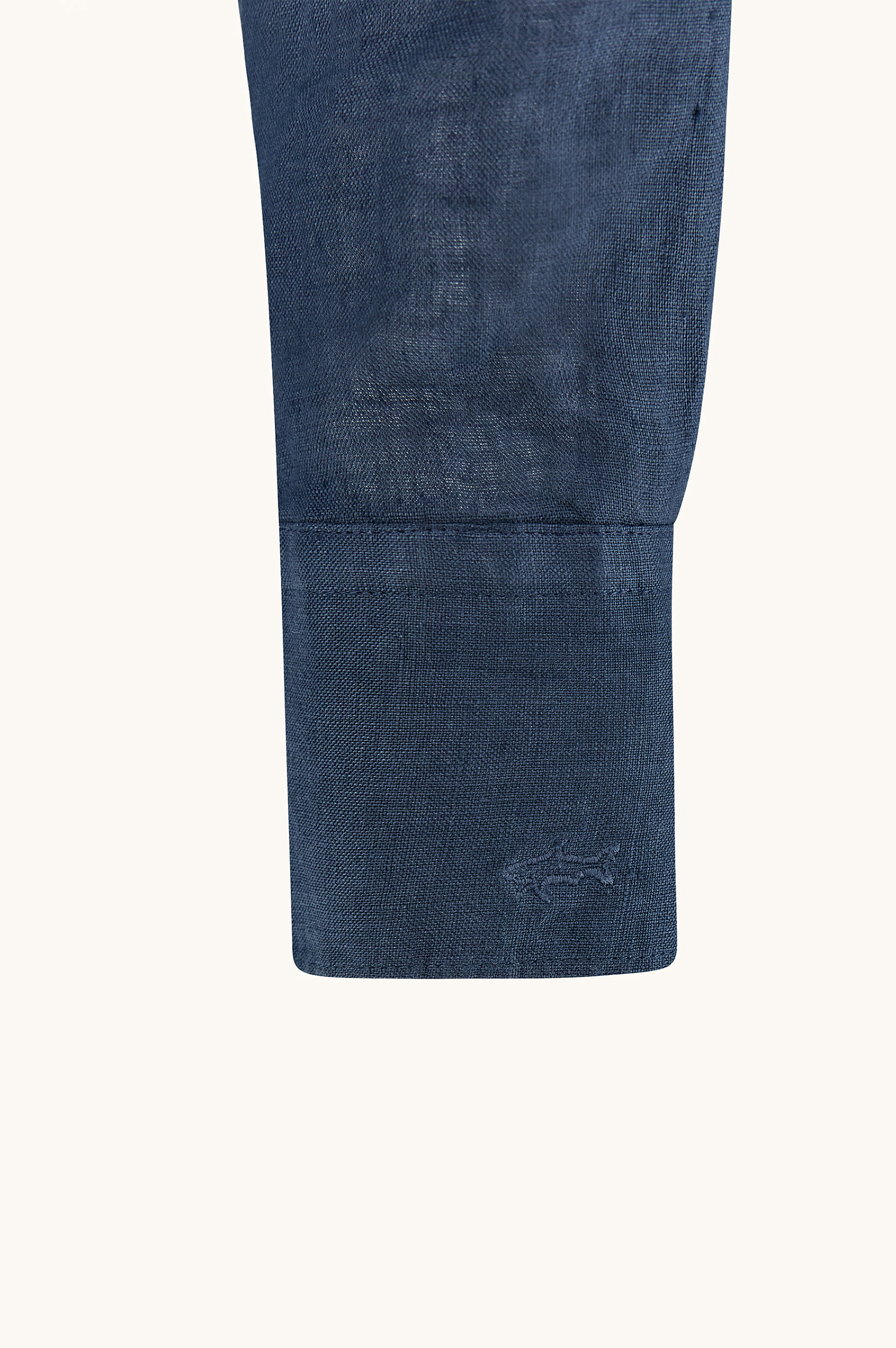 成衣染色亚麻衬衫 image number 8