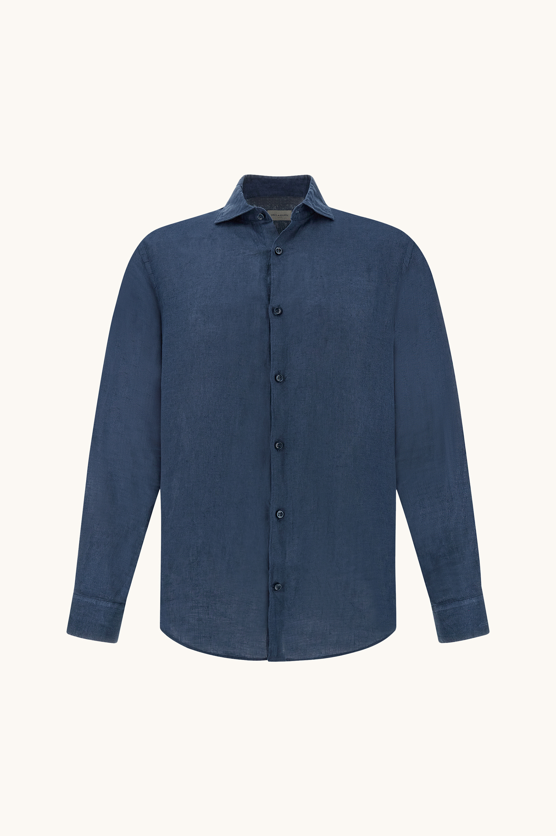 成衣染色亚麻衬衫 image number 1