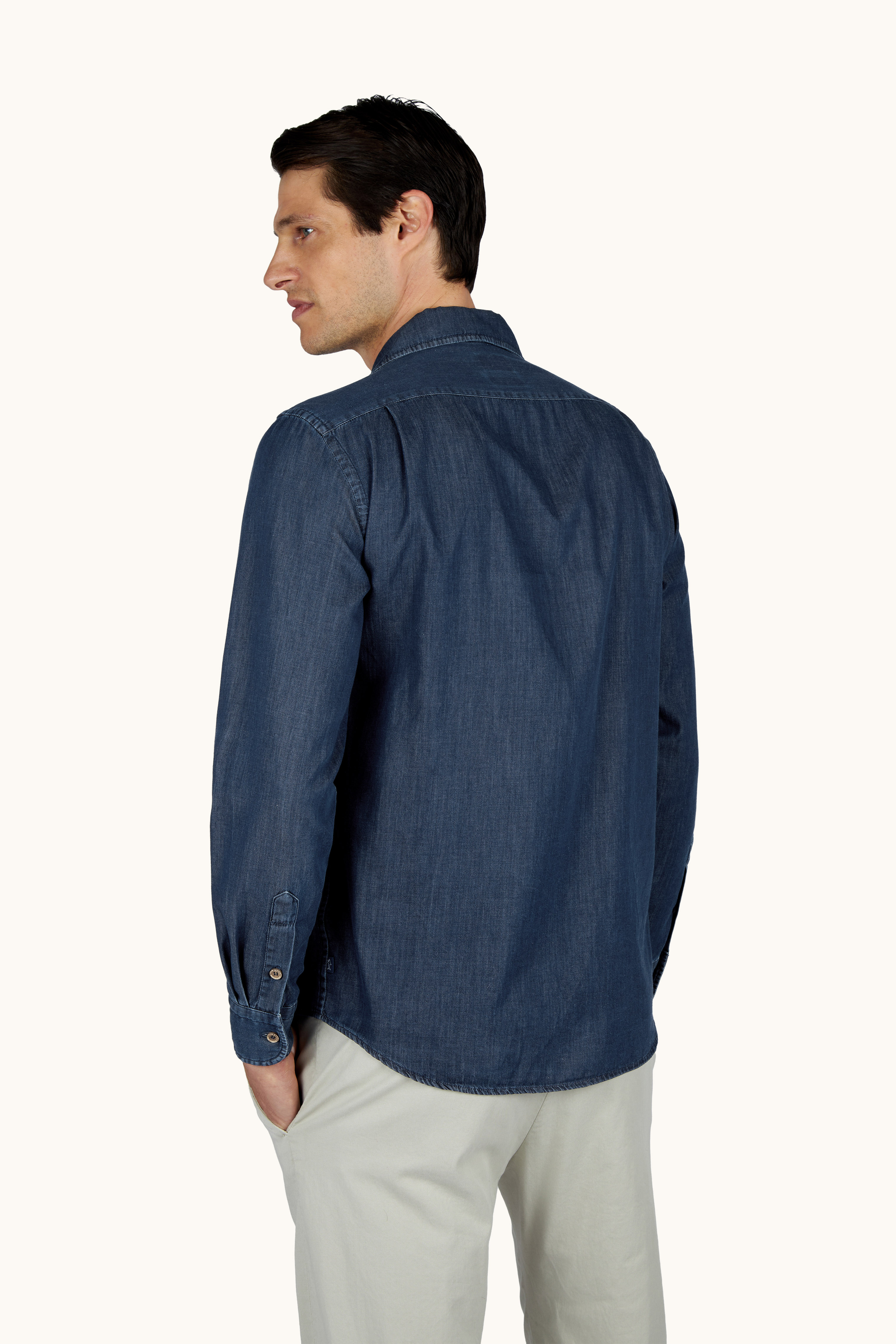 Chemise X‑Soft en denim de coton Giza image number 2