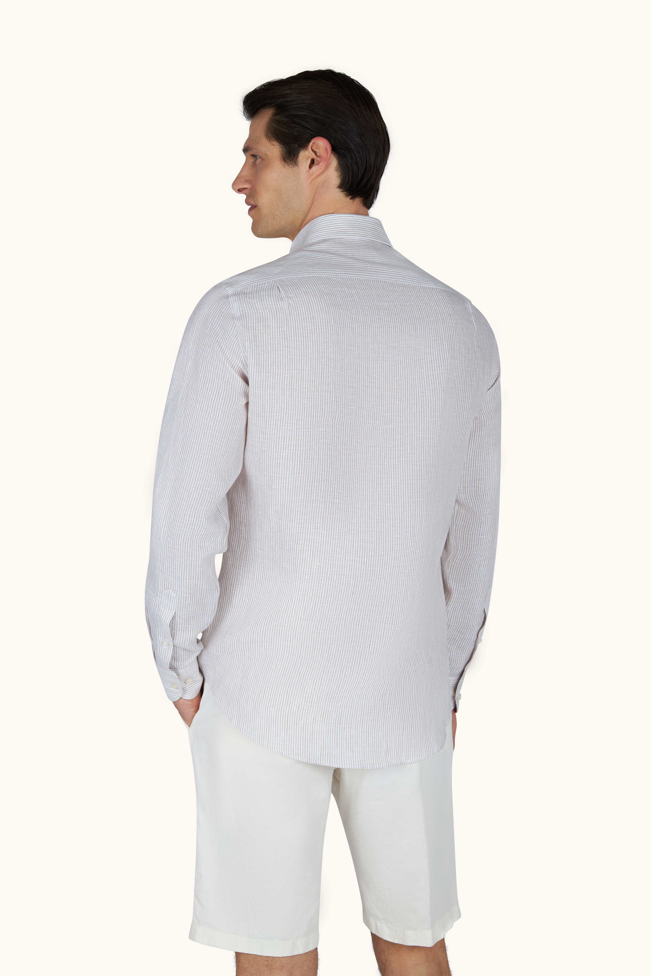 Camisa de lino Soffio image number 3